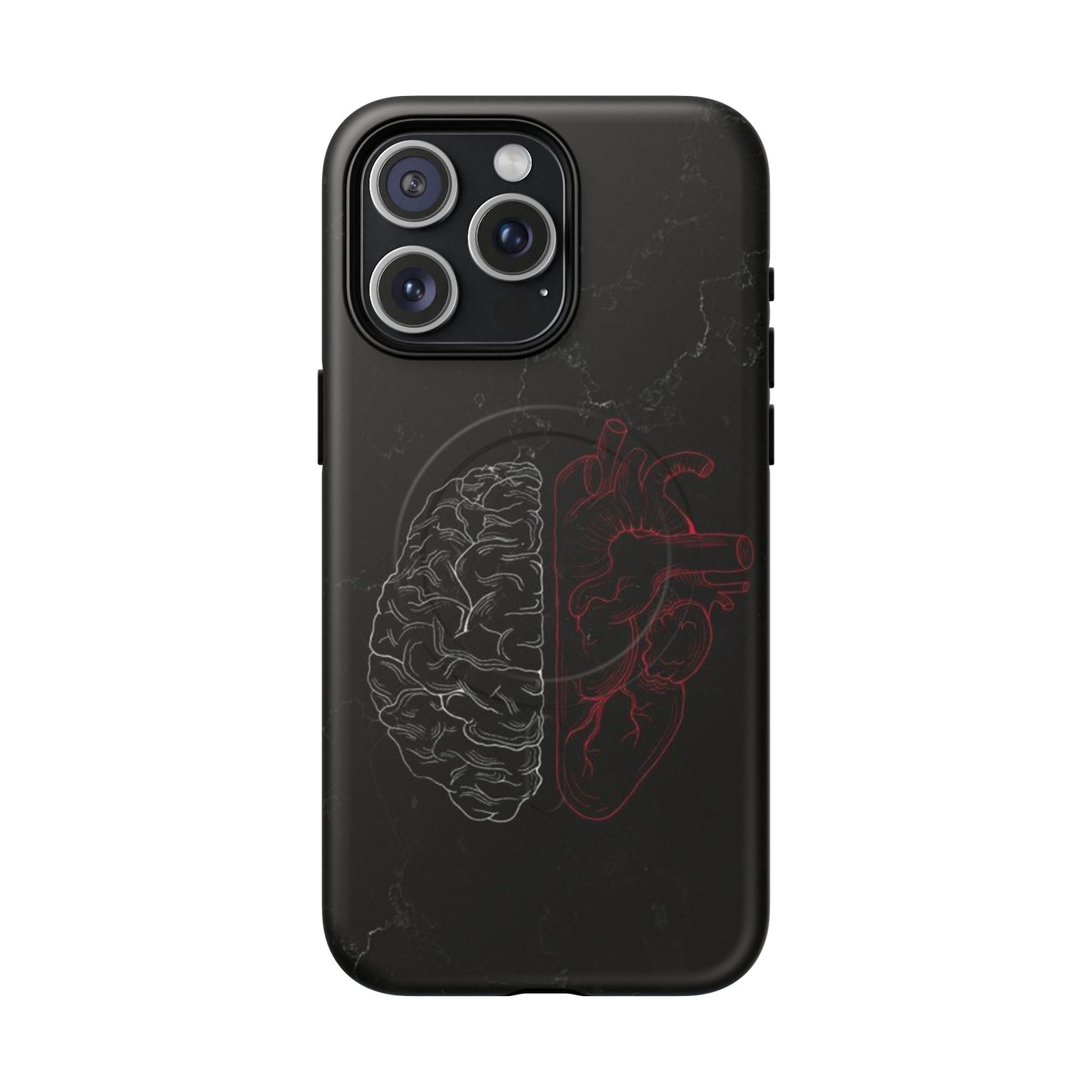 Heart And Brain | Iphone 16 Pro Max | Tough Magnetic MagSafe Case