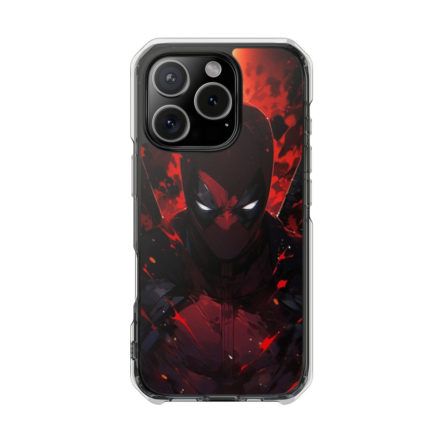 Deadpool | Iphone 16 Pro Max | Magnetic Clear Impact Cases