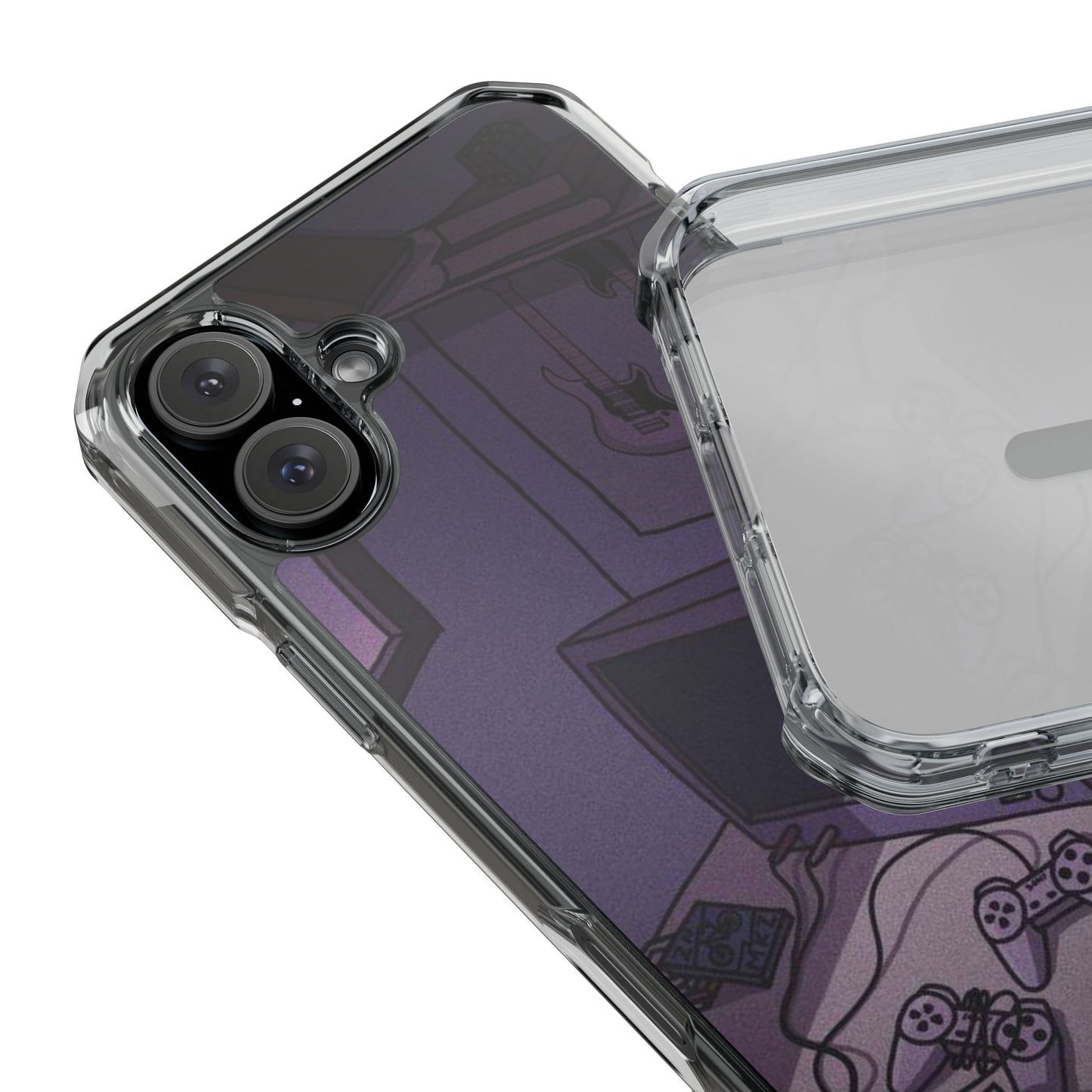 Retro Game Room | Iphone 16 Pro Max | Magnetic Clear Impact Cases