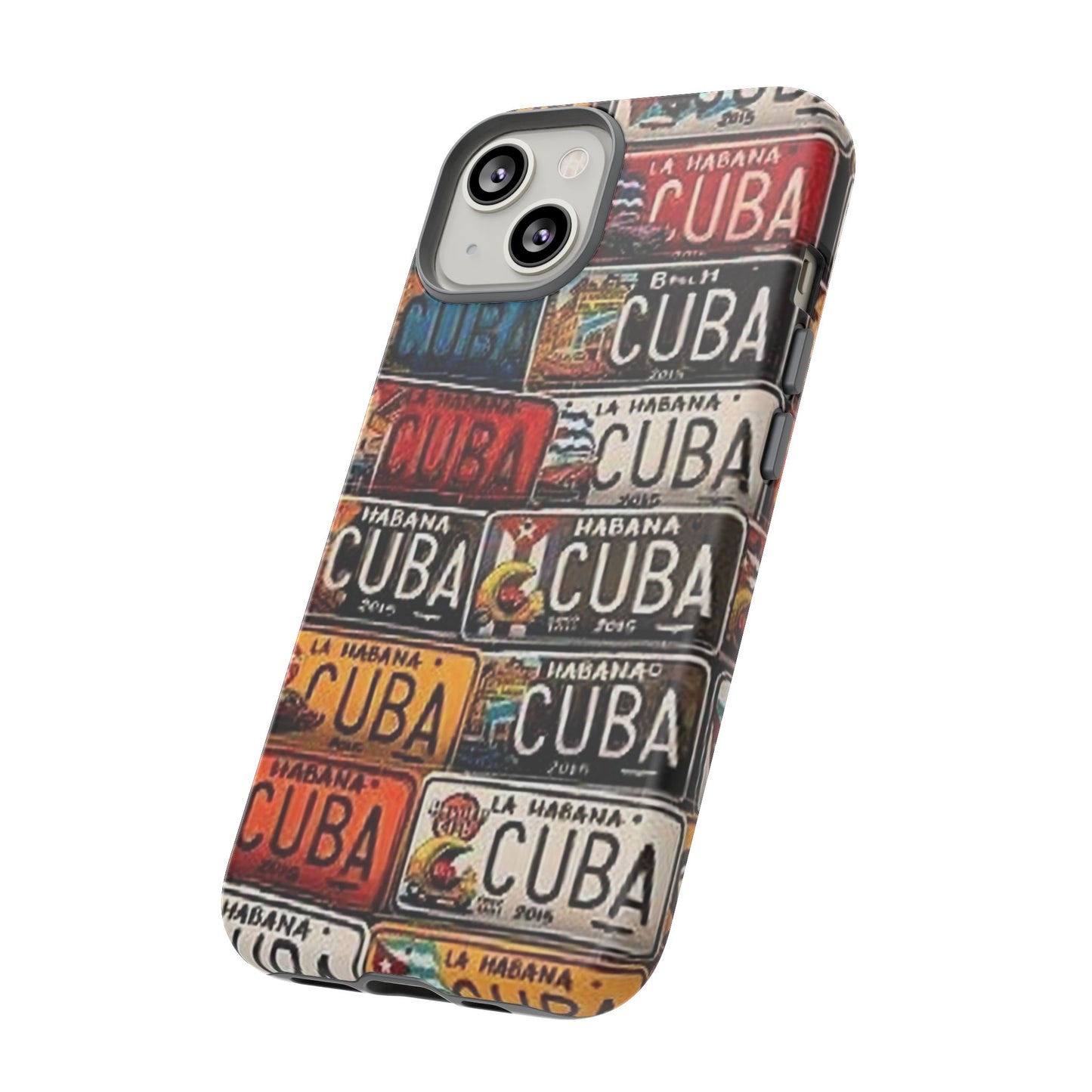 Cuban Old Car Registration Tough Cases| Iphone 16| Samsung Galaxy S 24