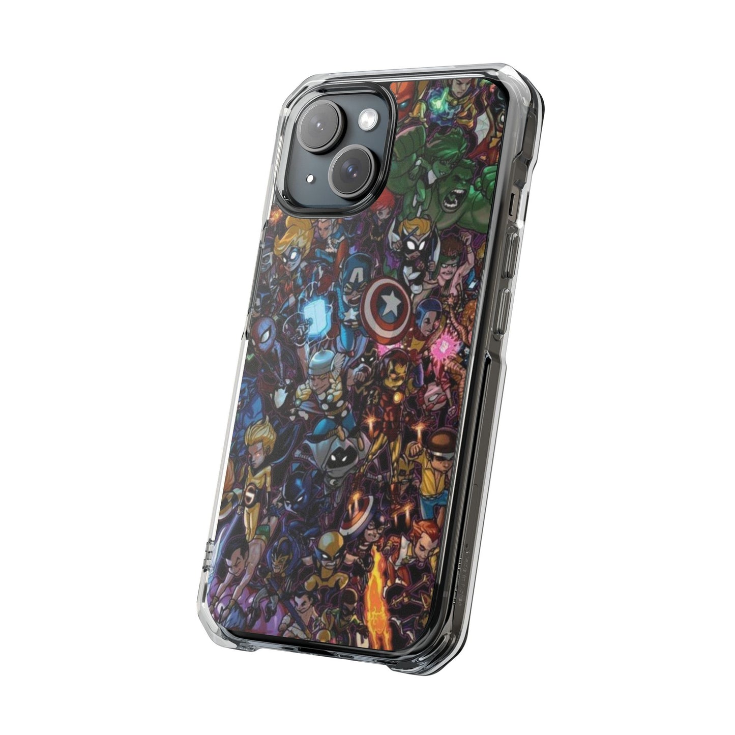 Marvel Heroes | Iphone 16 Pro Max | Magnetic Clear Impact Cases