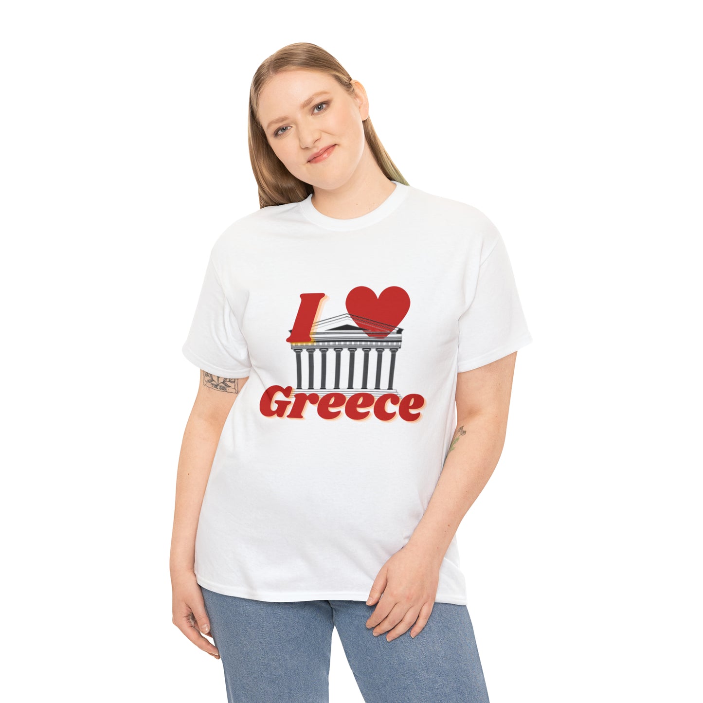 Greece  |  Tourist Shirt  | Unisex Heavy Cotton Tee