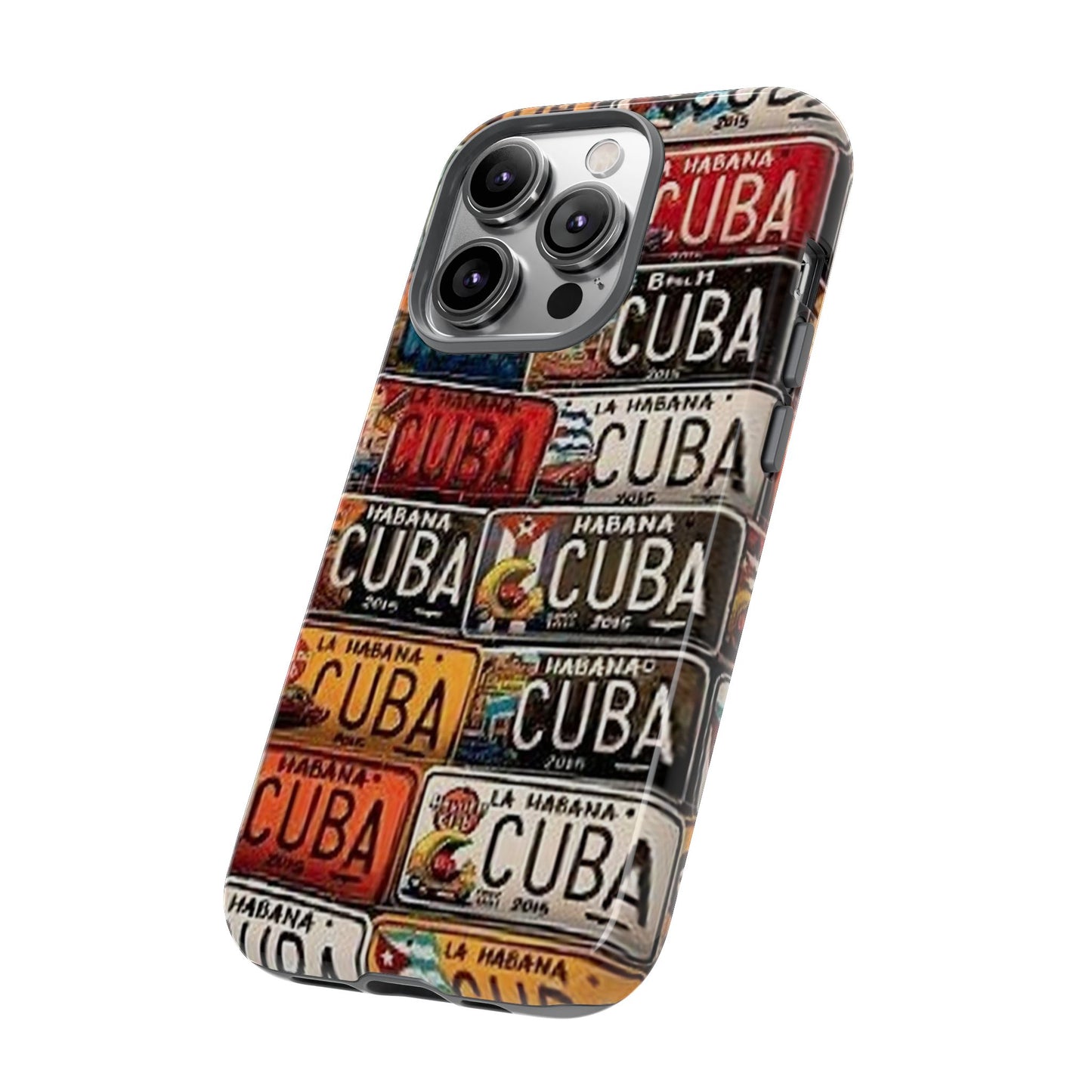 Cuban Old Car Registration Tough Cases| Iphone 16| Samsung Galaxy S 24