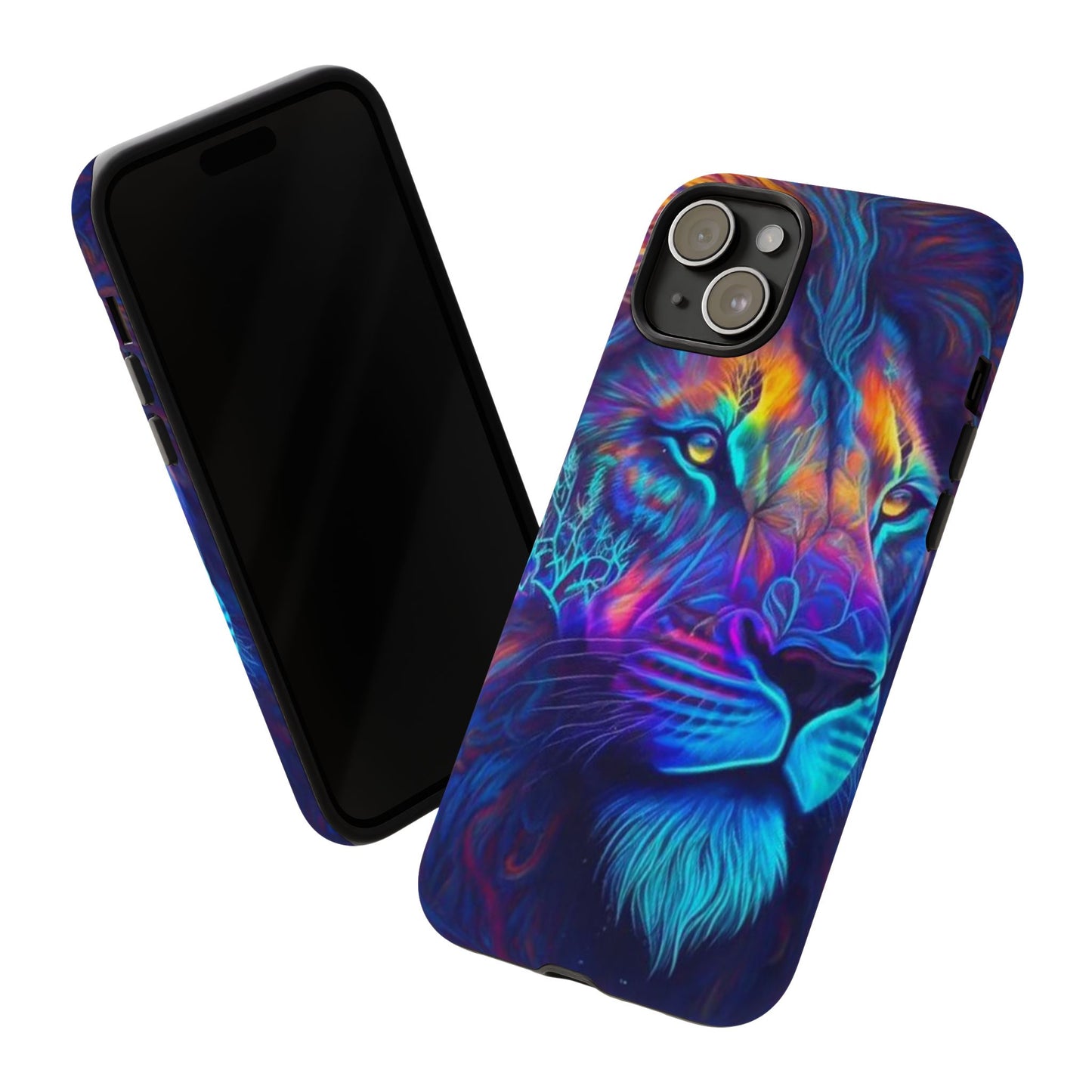 Lion Neon Color | Iphone 16 Pro Max | IPhone Tough Cases