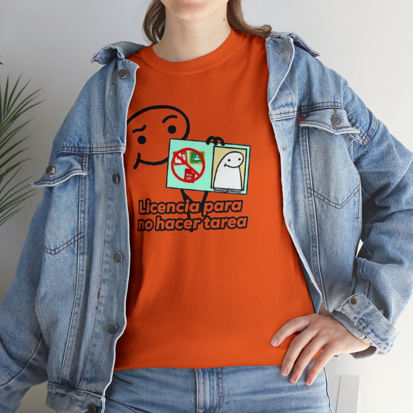 Not Homework Licence | Flork |  Unisex Heavy Cotton Tee