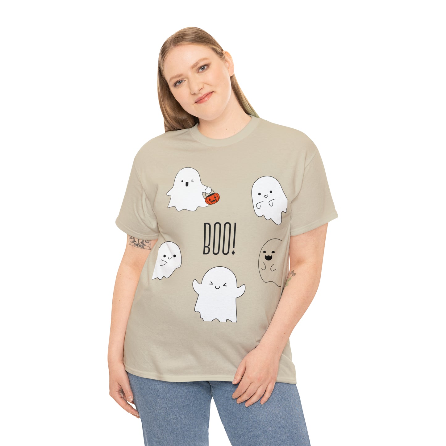 Little Ghosts  | Halloween  |  Unisex Heavy Cotton Tee