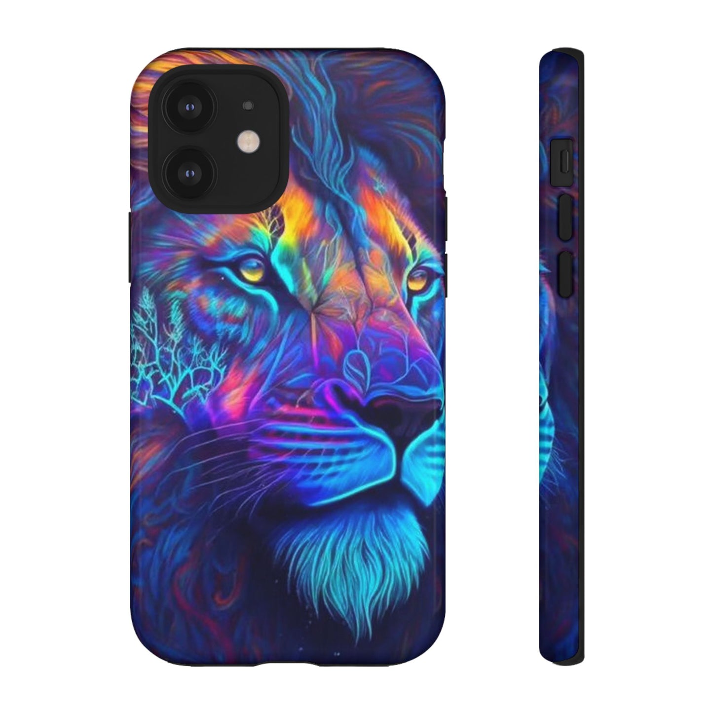 Lion Neon Color | Iphone 16 Pro Max | IPhone Tough Cases