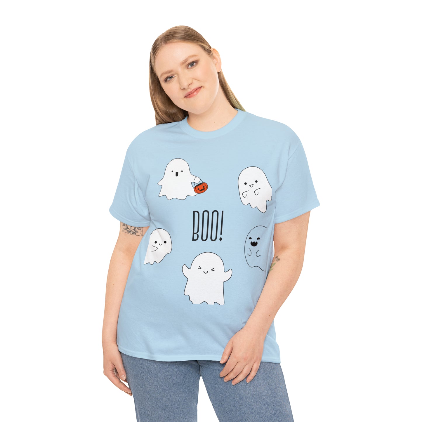 Little Ghosts  | Halloween  |  Unisex Heavy Cotton Tee