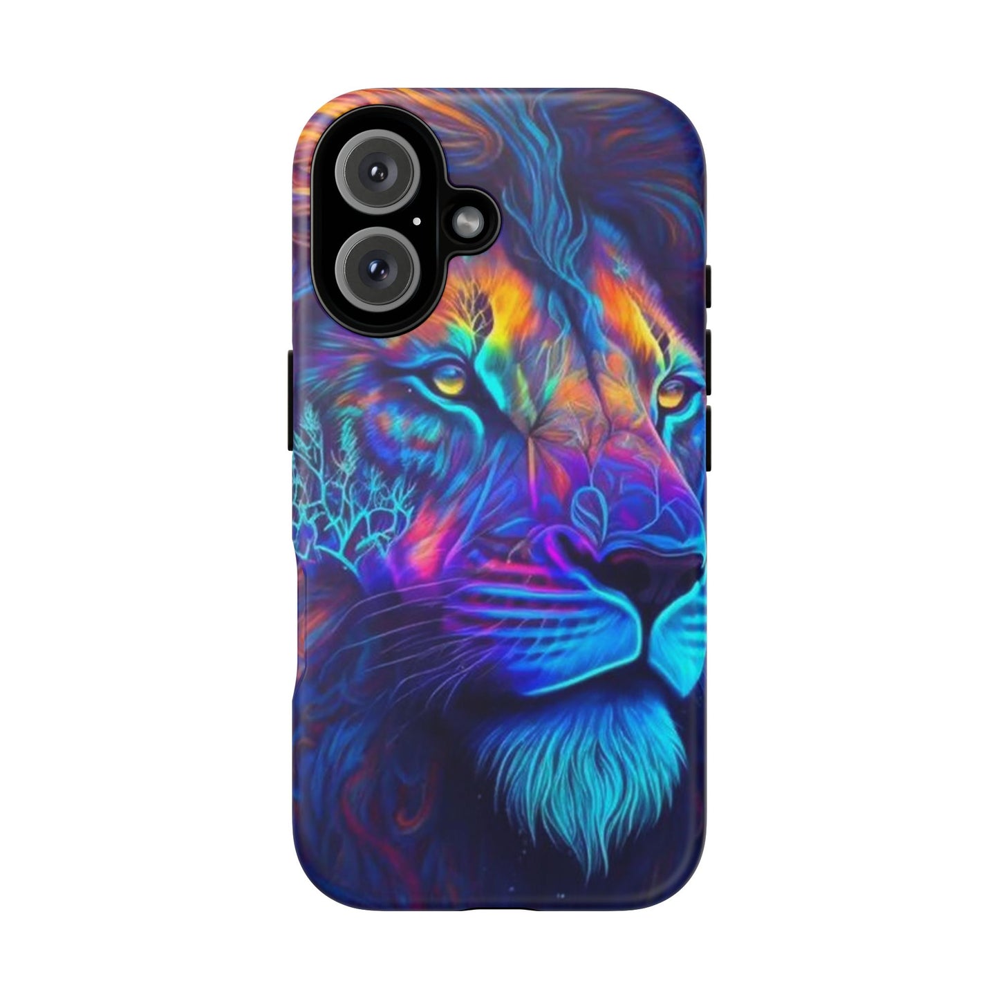 Lion Neon Color | Iphone 16 Pro Max | IPhone Tough Cases