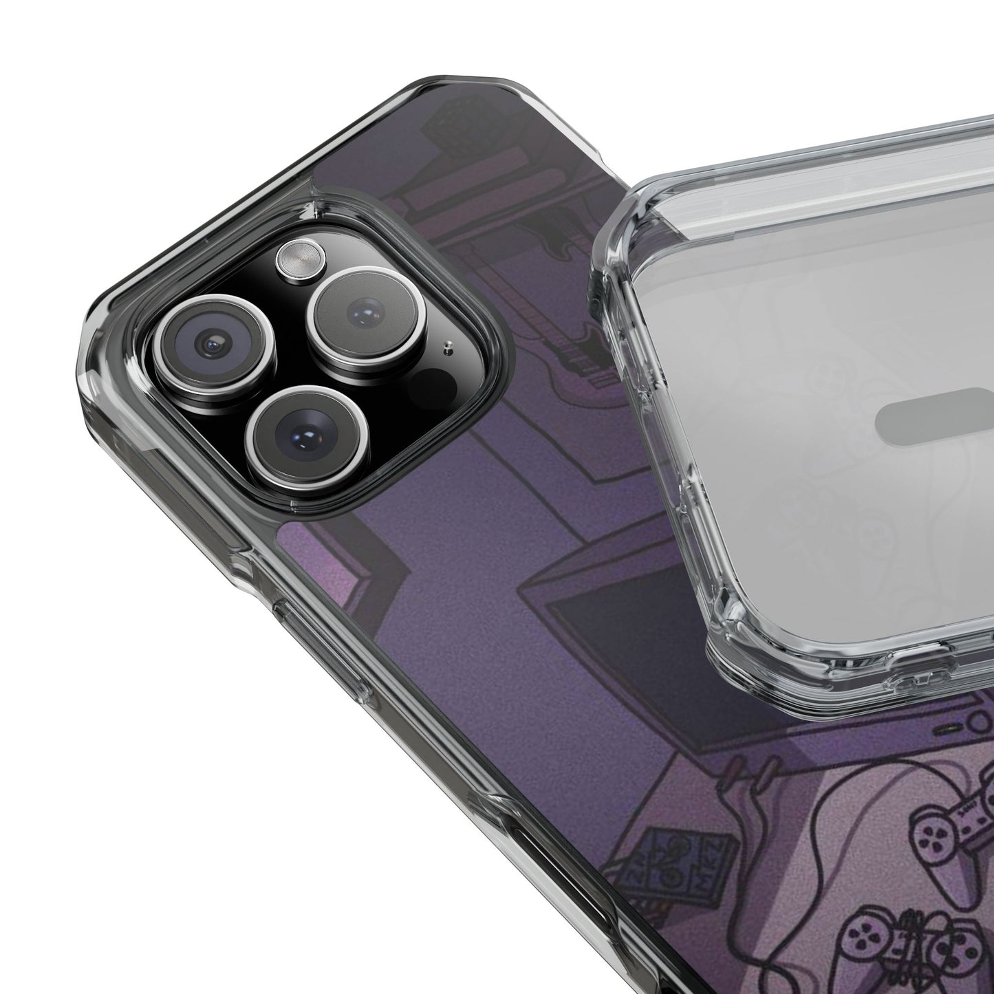 Retro Game Room | Iphone 16 Pro Max | Magnetic Clear Impact Cases