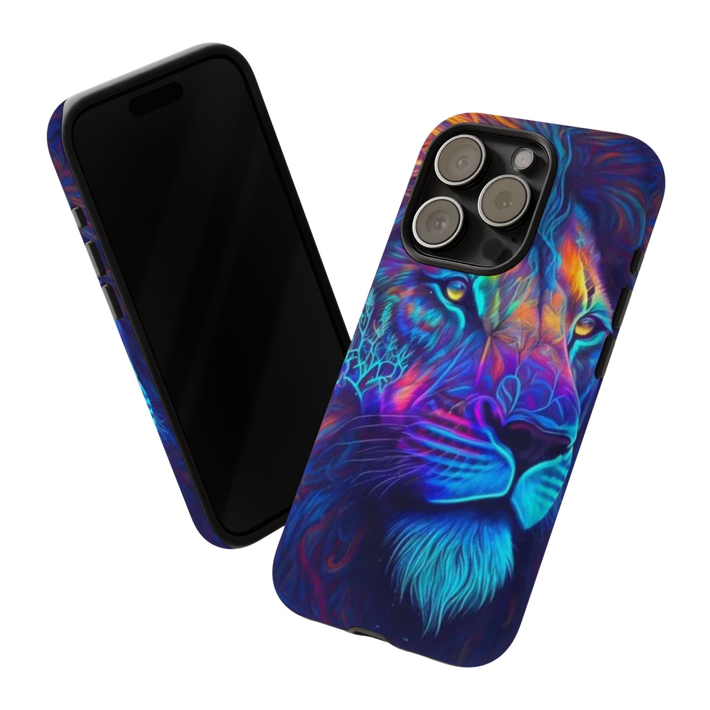 Lion Neon Color | Iphone 16 Pro Max | IPhone Tough Cases