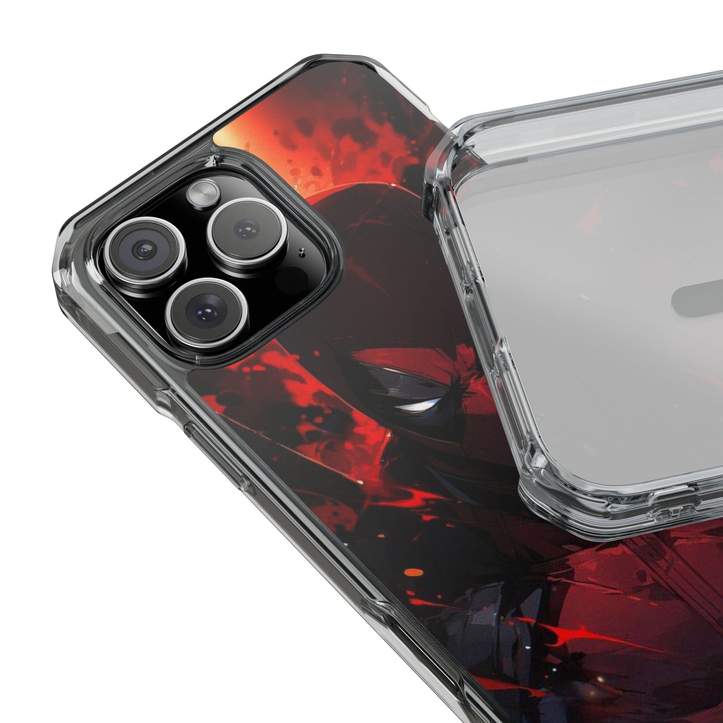 Deadpool | Iphone 16 Pro Max | Magnetic Clear Impact Cases