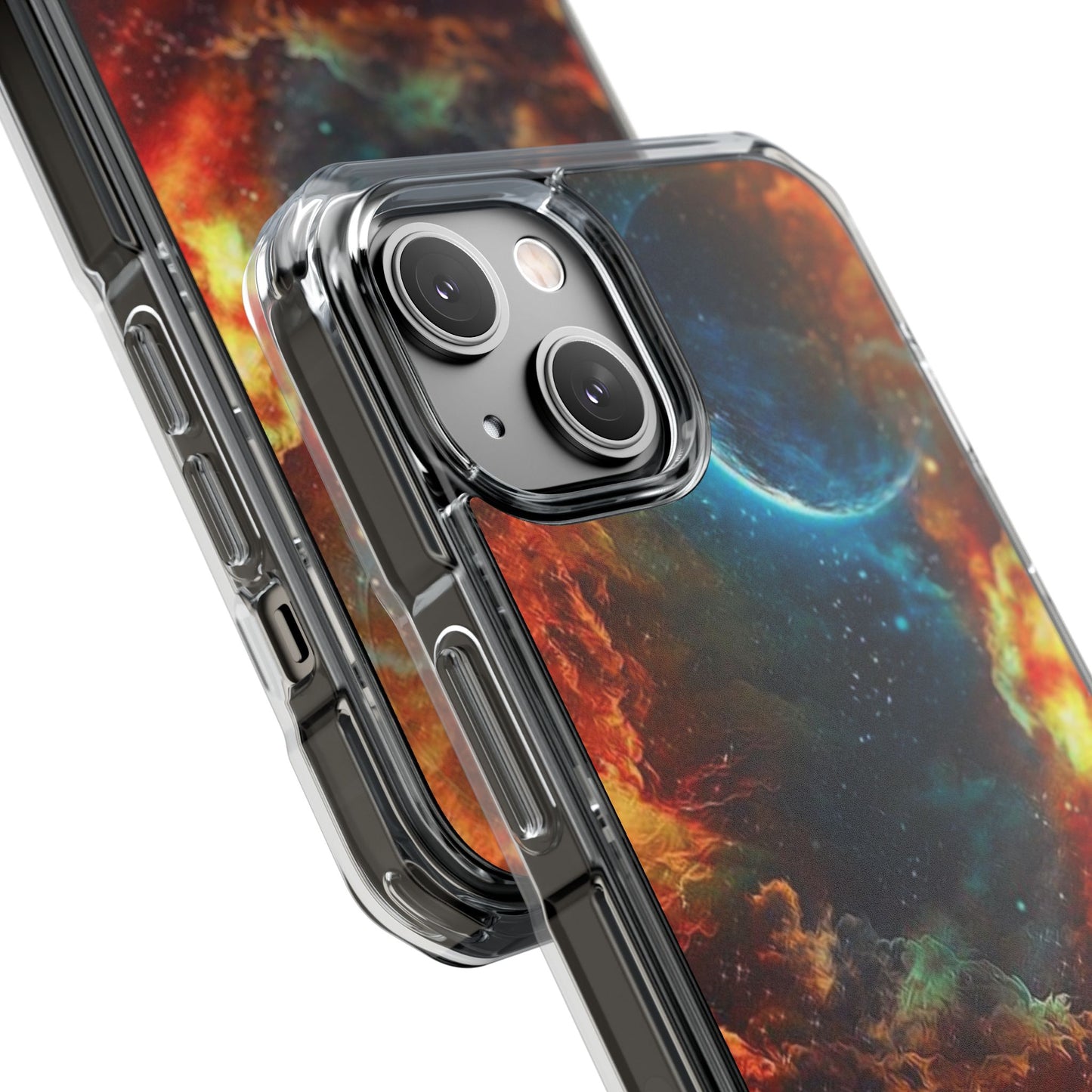 Space Clouds | Iphone 16 Pro Max | Magnetic Clear Impact Cases