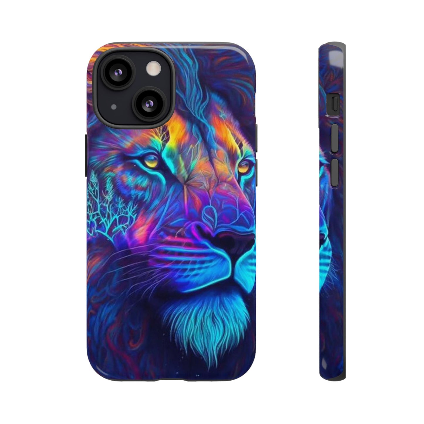 Lion Neon Color | Iphone 16 Pro Max | IPhone Tough Cases