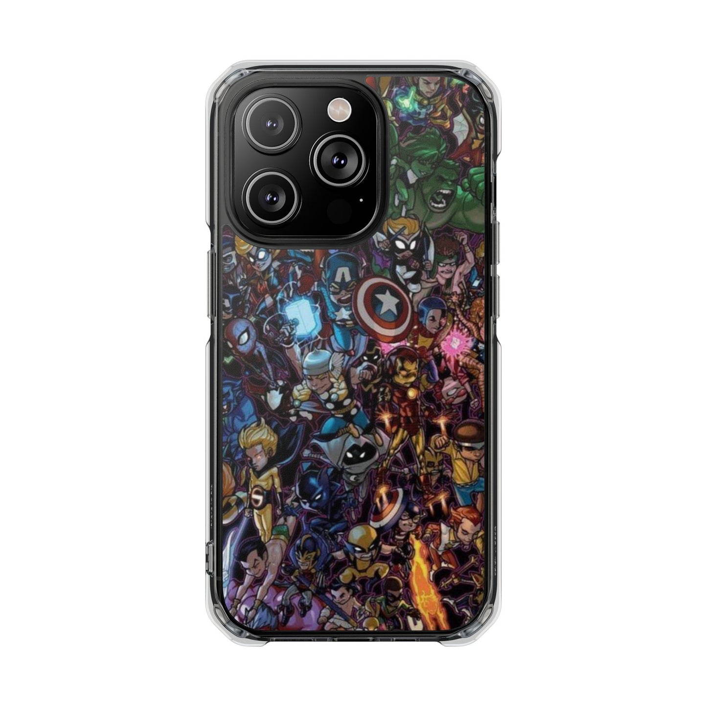 Marvel Heroes | Iphone 16 Pro Max | Magnetic Clear Impact Cases