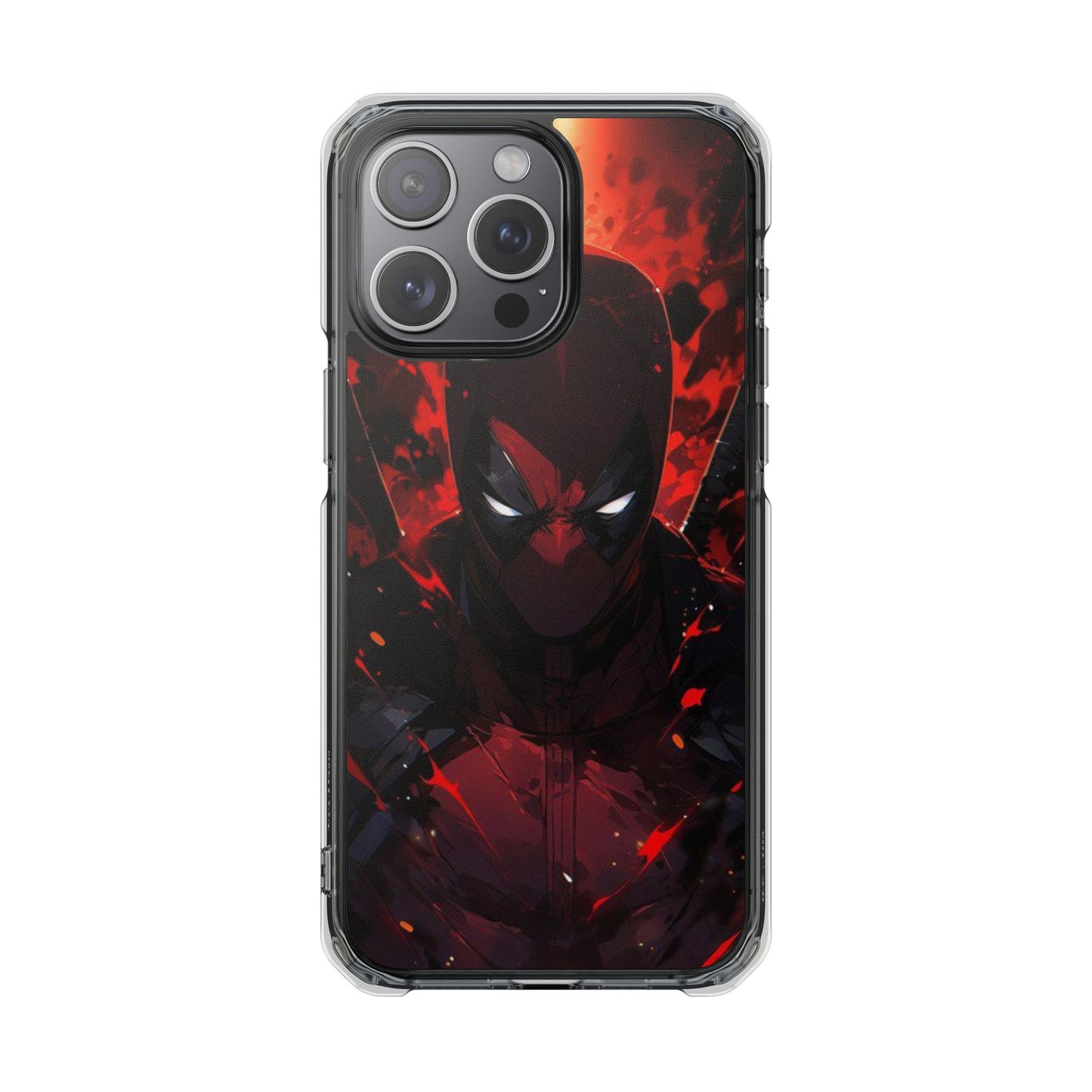 Deadpool | Iphone 16 Pro Max | Magnetic Clear Impact Cases