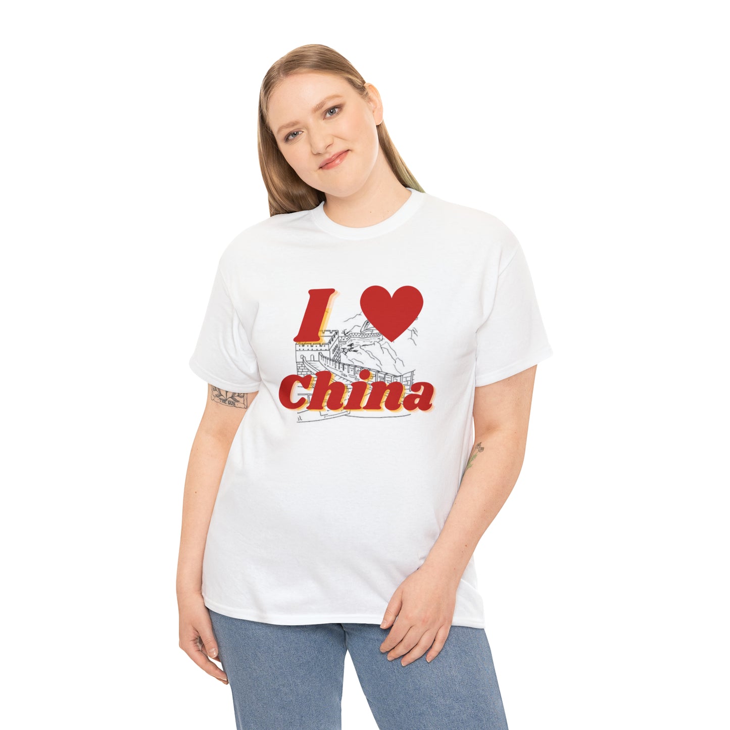 China  | Tourist Shirt  | Unisex Heavy Cotton Tee