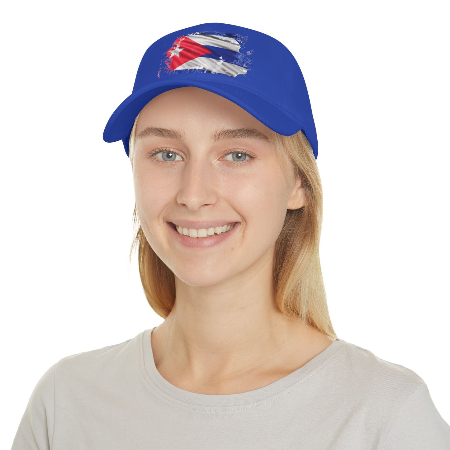 Gorra con Banedera | Bandera Cubana| Gorra de béisbol de perfil bajo