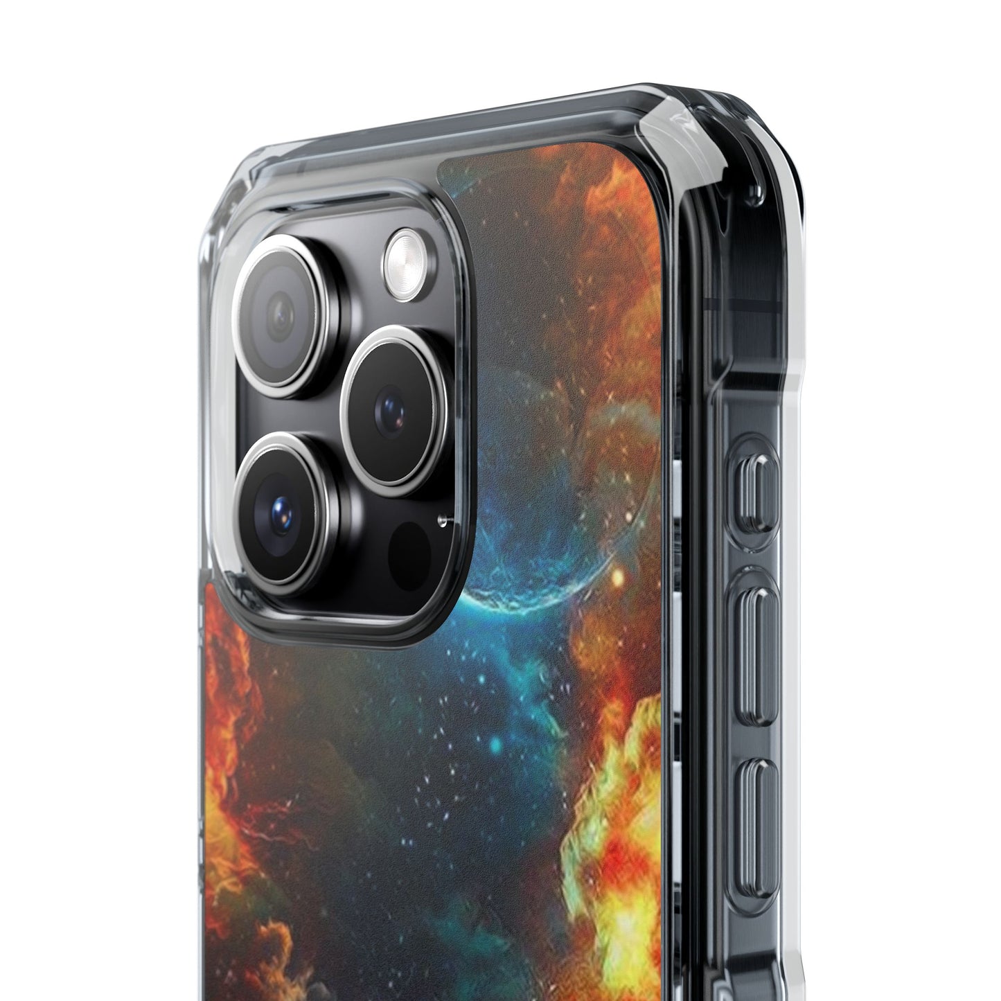 Space Clouds | Iphone 16 Pro Max | Magnetic Clear Impact Cases