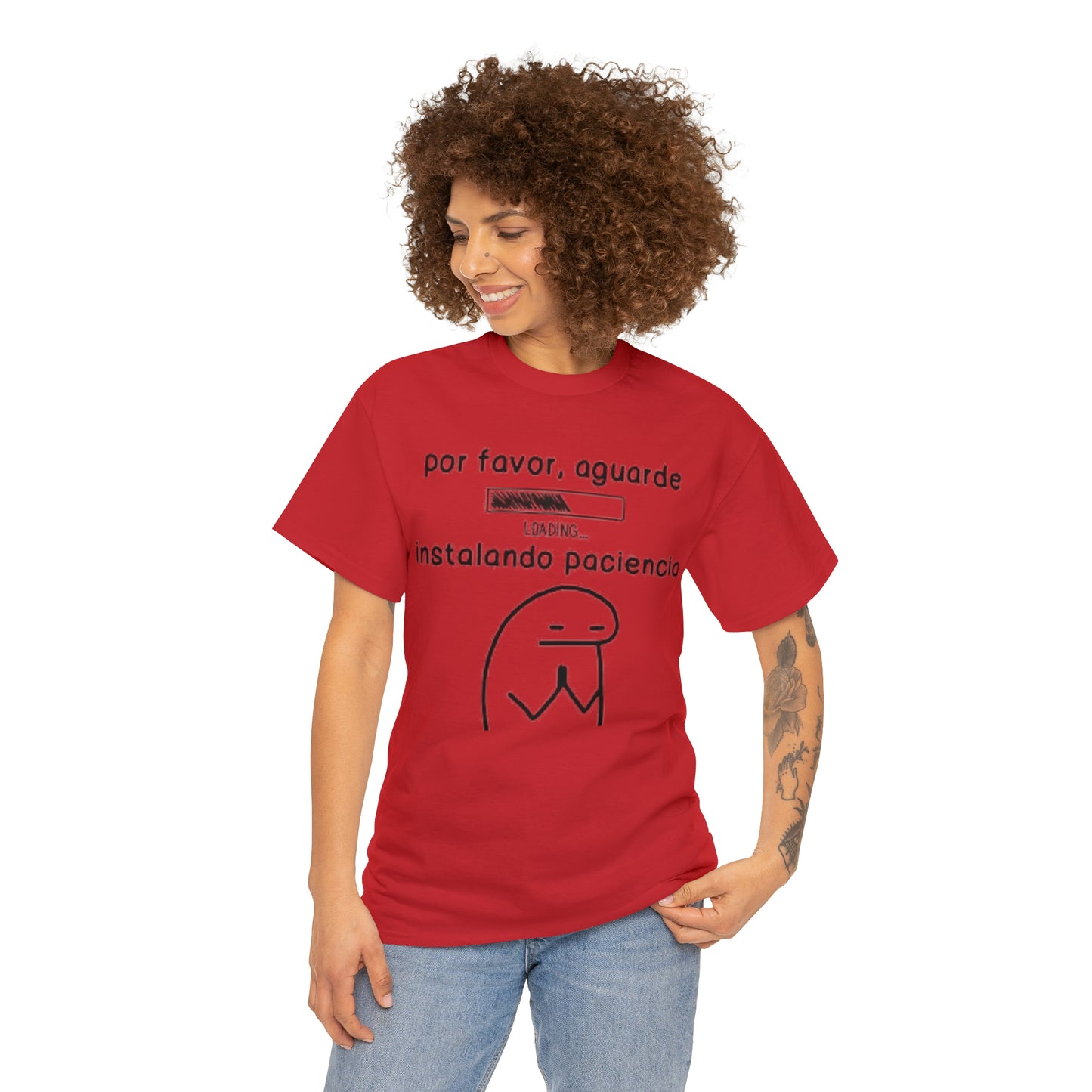 Instalando Paciencia |  Flork  | Unisex Heavy Cotton Tee