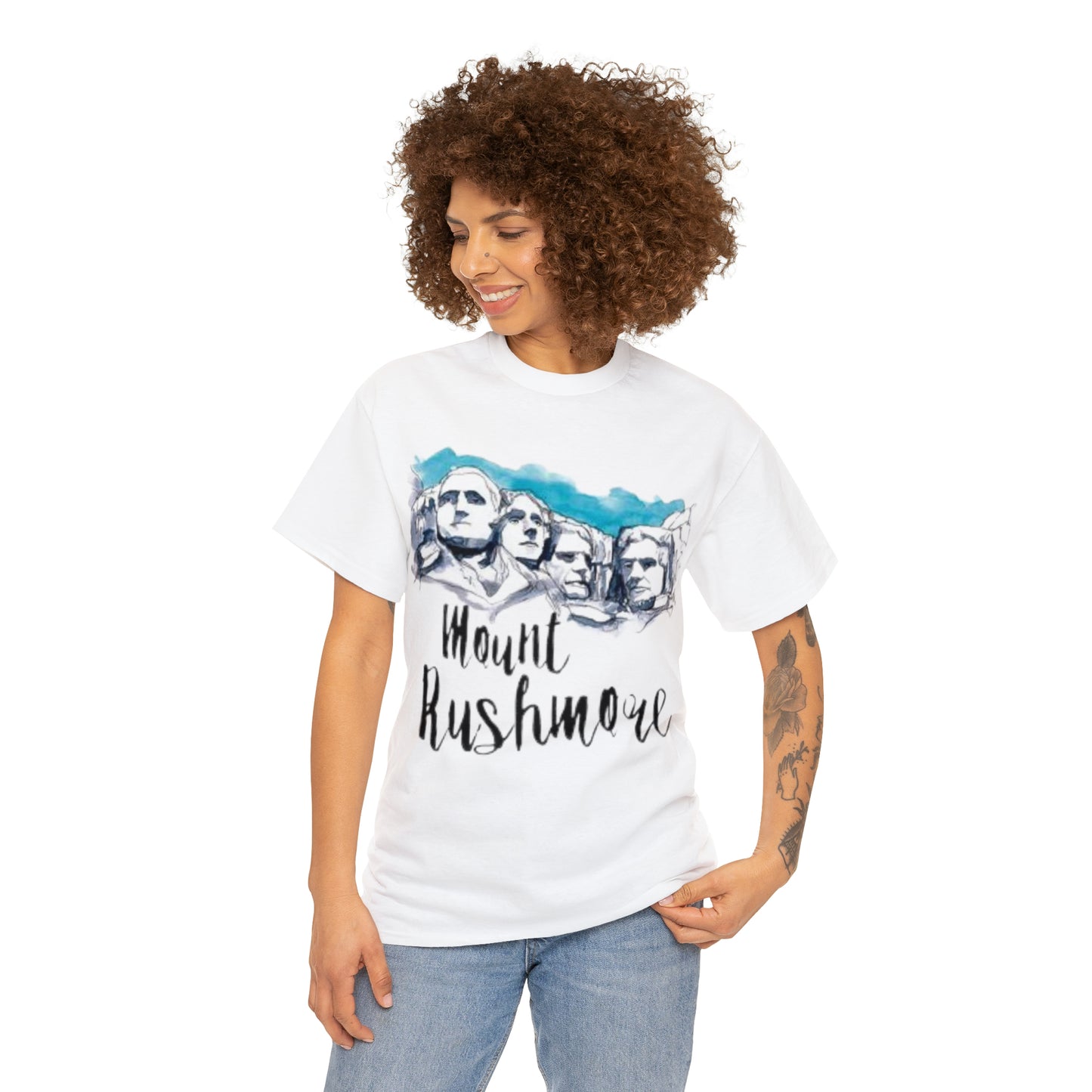 Mount Roshmore | Tourist Shirt |  Unisex Heavy Cotton Tee