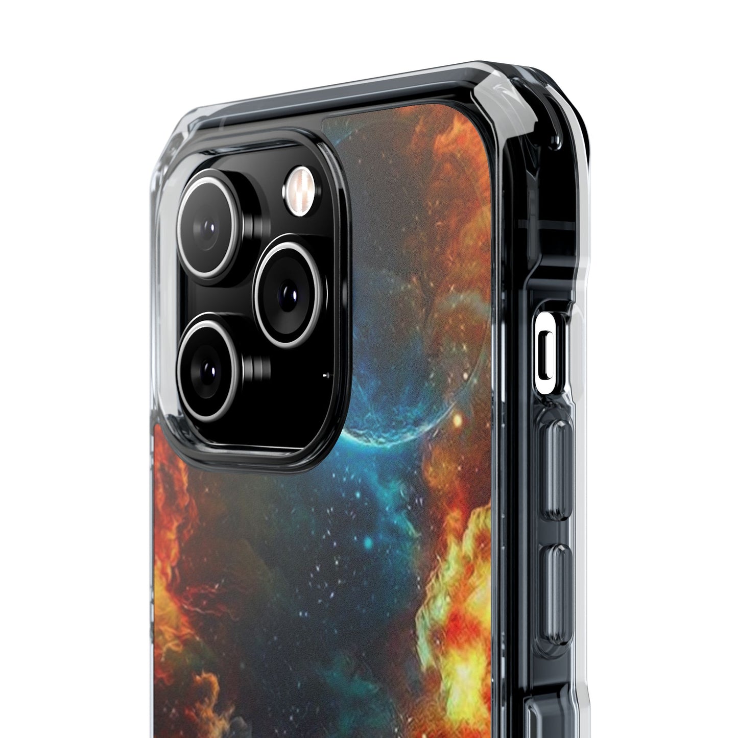 Space Clouds | Iphone 16 Pro Max | Magnetic Clear Impact Cases