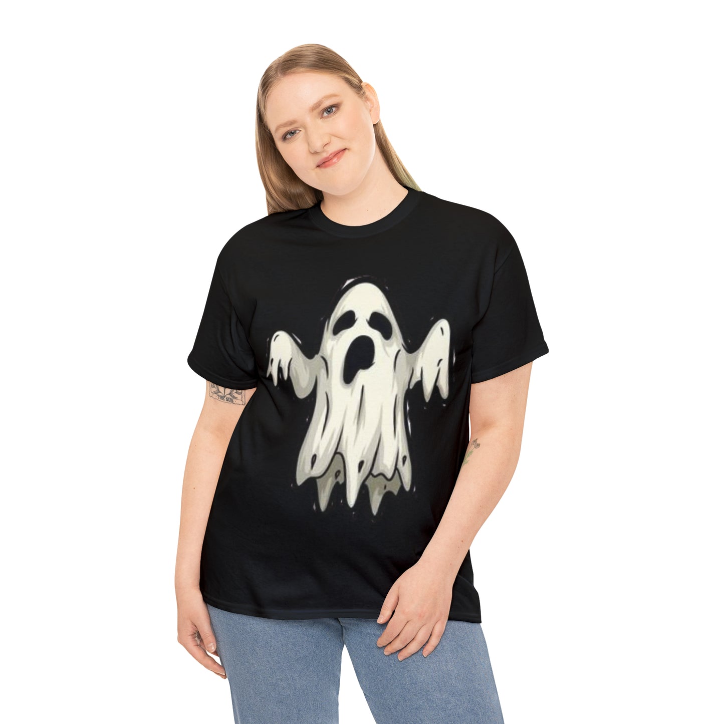 Sheet Ghost | Cute Ghost |  Unisex Heavy Cotton Tee