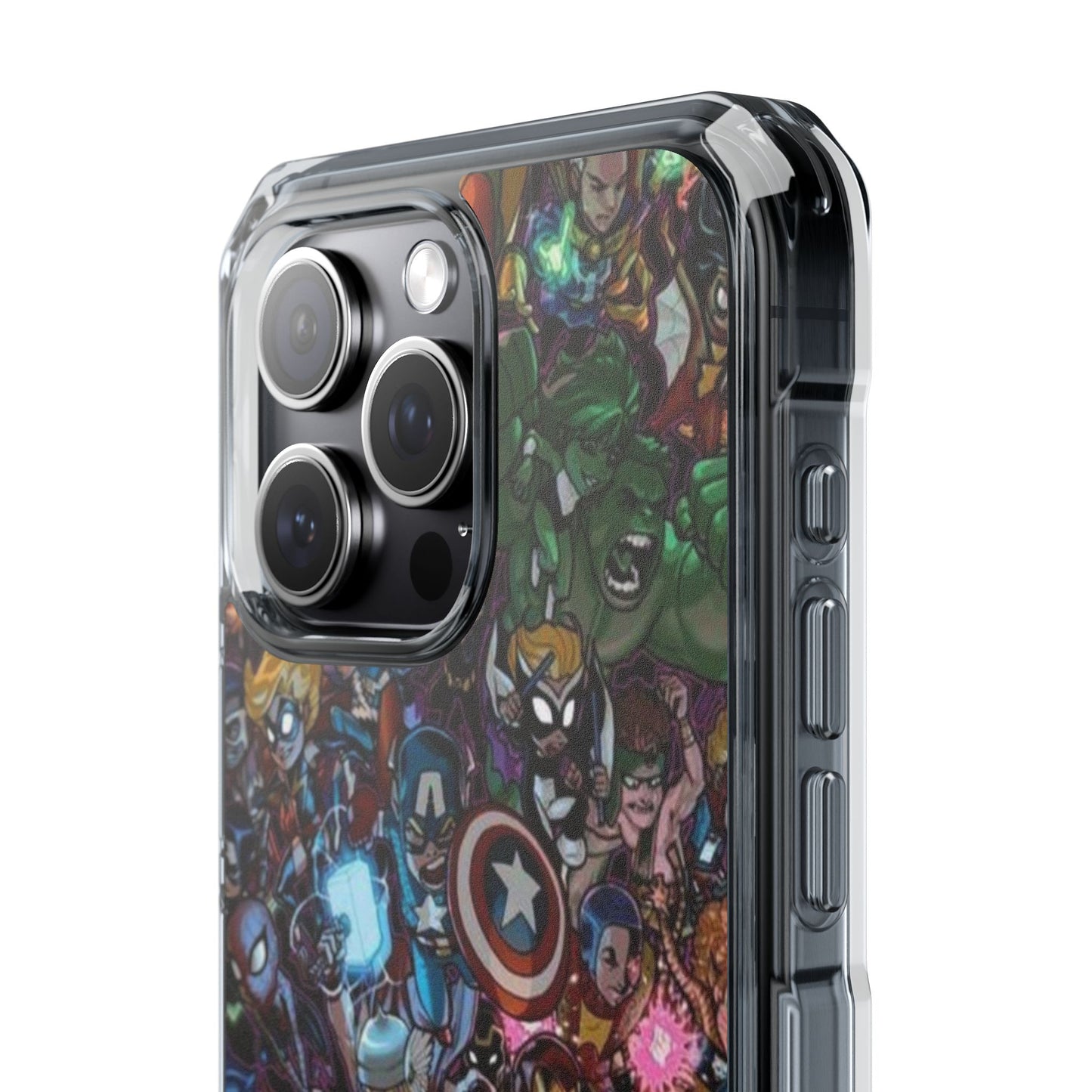 Marvel Heroes | Iphone 16 Pro Max | Magnetic Clear Impact Cases