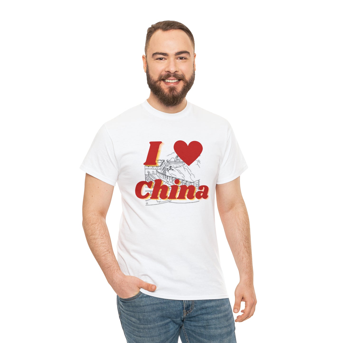 China  | Tourist Shirt  | Unisex Heavy Cotton Tee