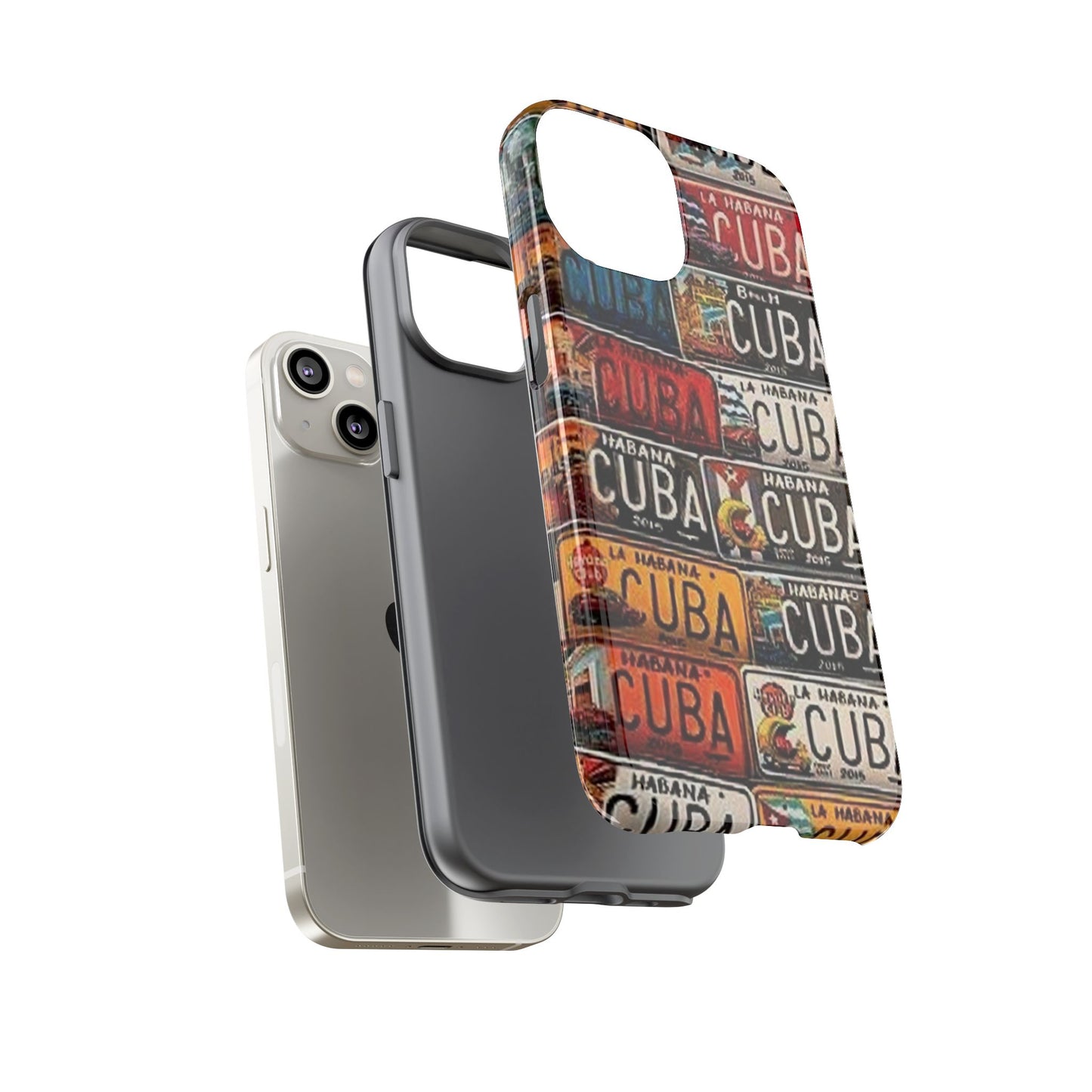 Cuban Old Car Registration Tough Cases| Iphone 16| Samsung Galaxy S 24