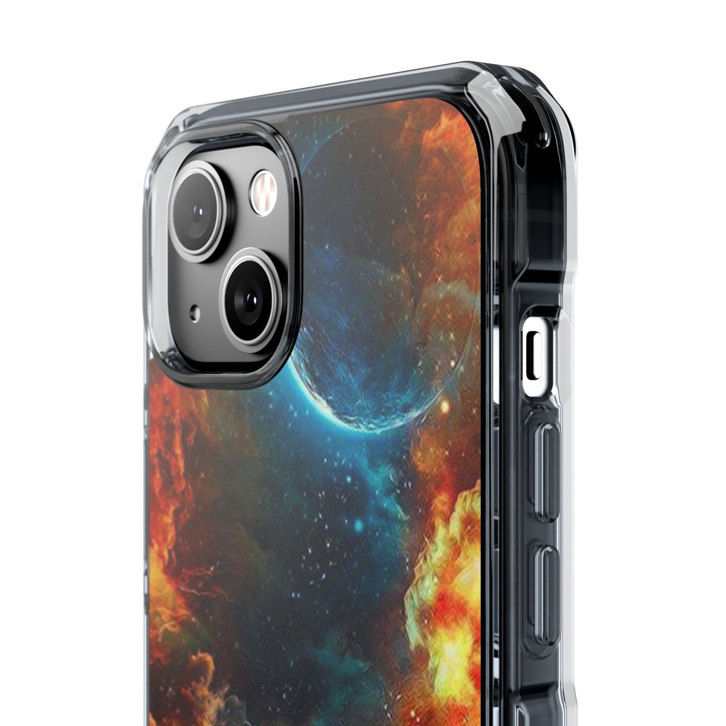 Space Clouds | Iphone 16 Pro Max | Magnetic Clear Impact Cases