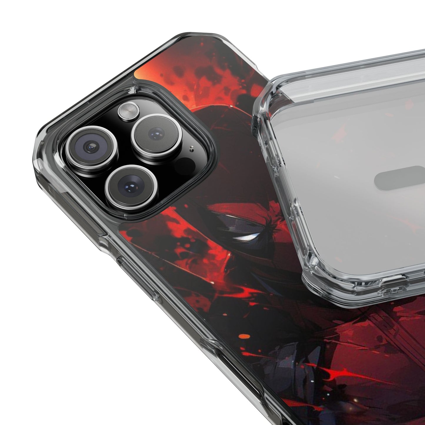 Deadpool | Iphone 16 Pro Max | Magnetic Clear Impact Cases