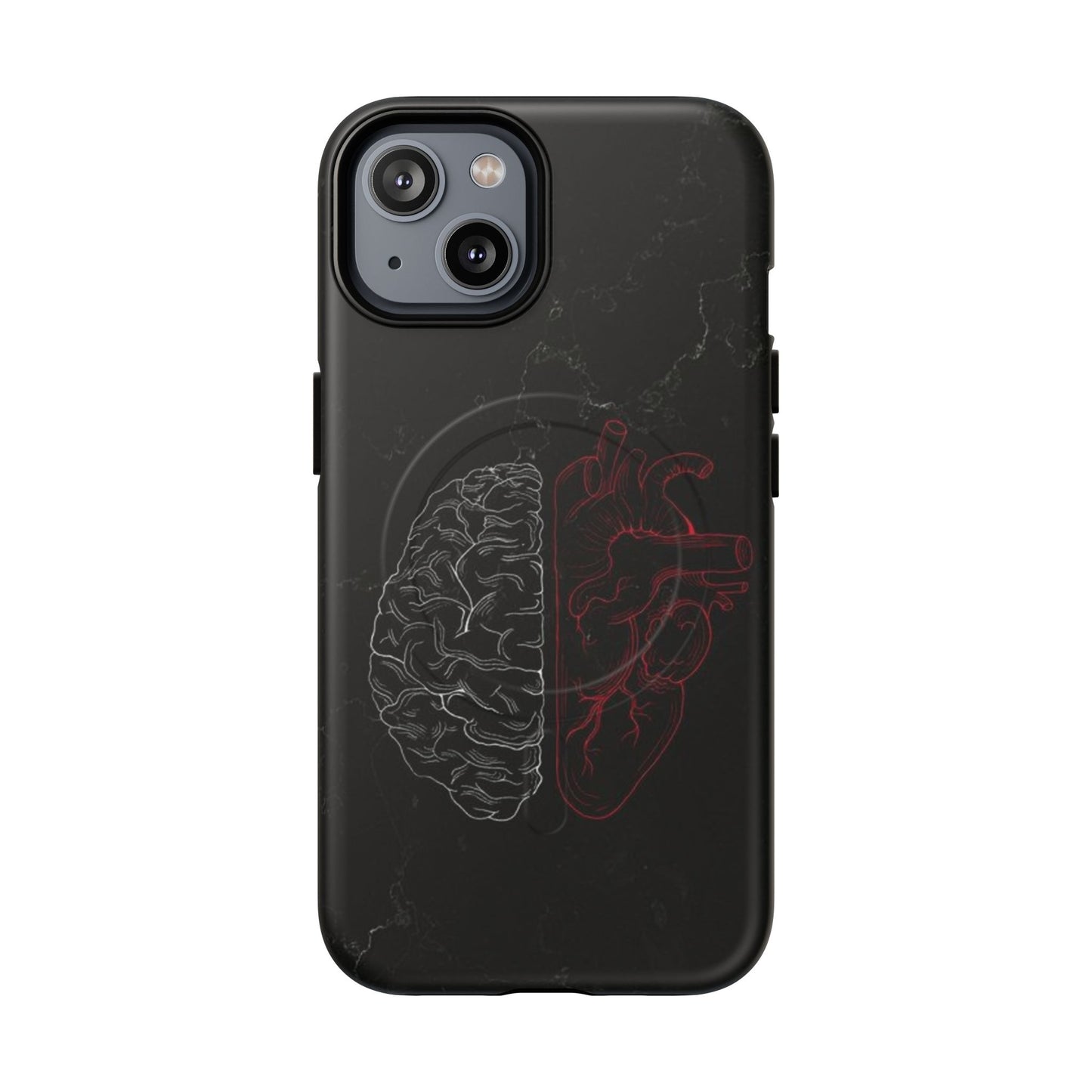 Heart And Brain | Iphone 16 Pro Max | Tough Magnetic MagSafe Case