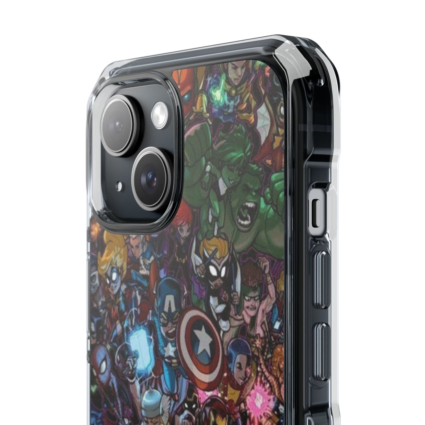 Marvel Heroes | Iphone 16 Pro Max | Magnetic Clear Impact Cases