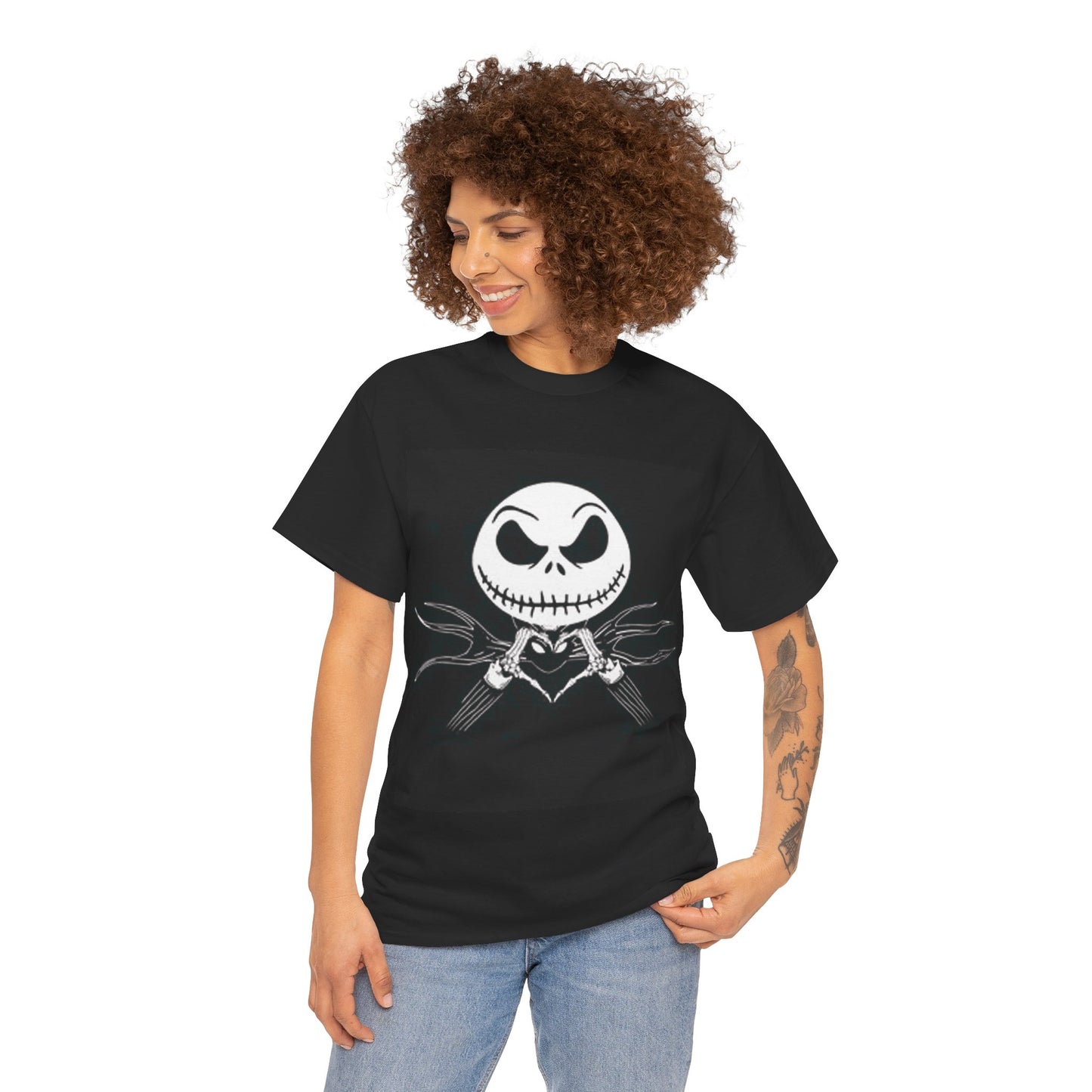 Jack Skellington | Esqueleto Aesthetic | Camiseta unisex de algodón pesado