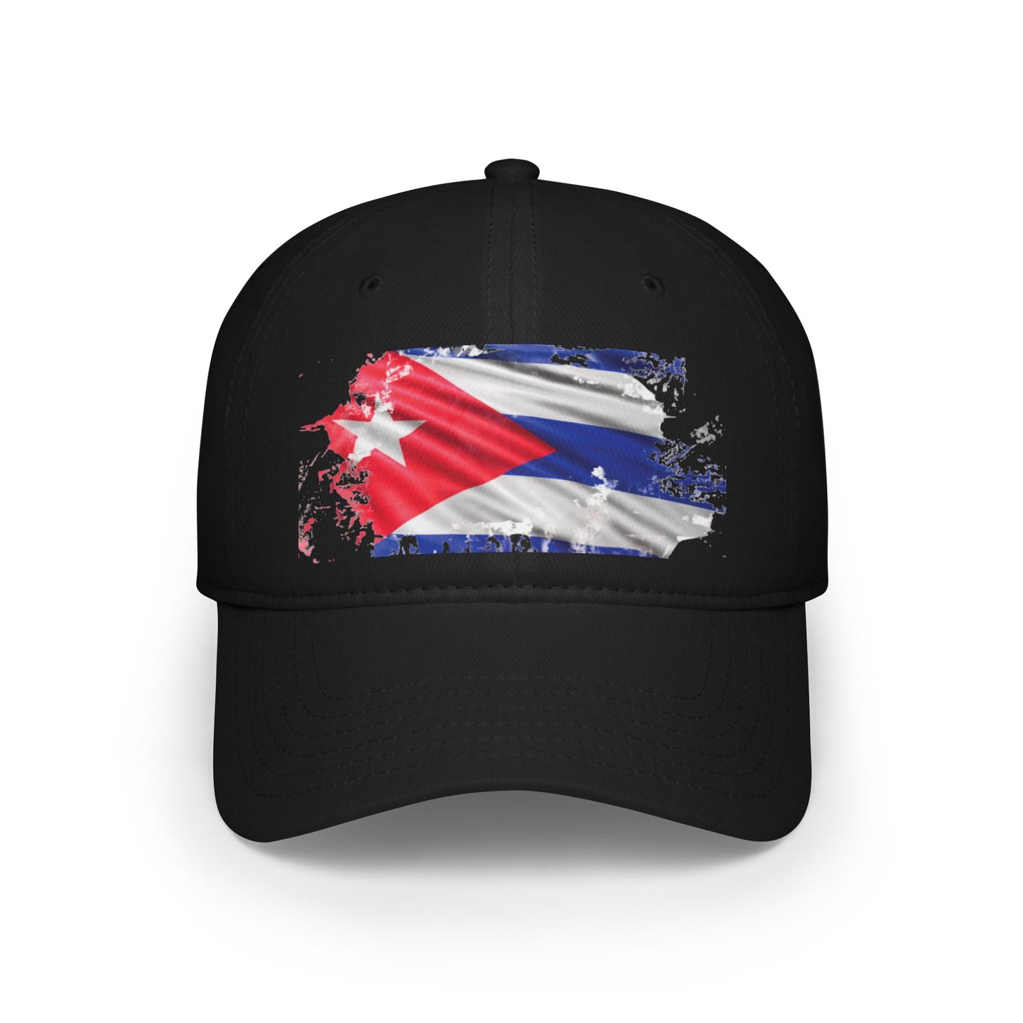 Gorra con Banedera | Bandera Cubana| Gorra de béisbol de perfil bajo