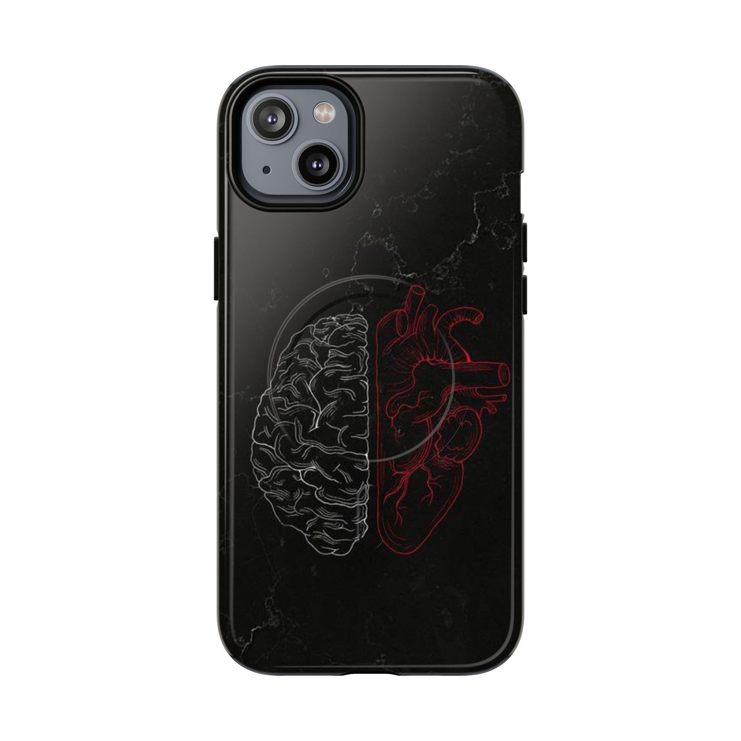 Heart And Brain | Iphone 16 Pro Max | Tough Magnetic MagSafe Case