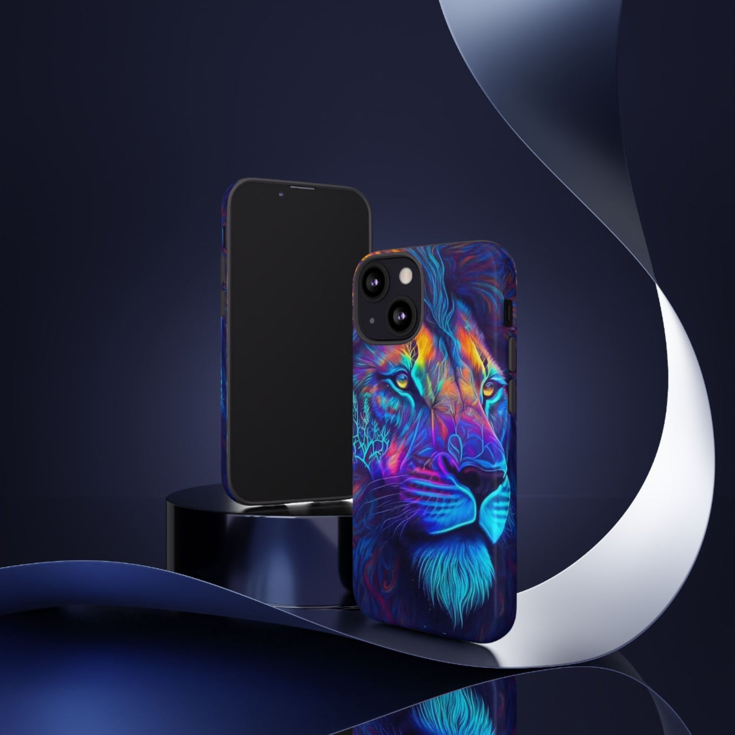 Lion Neon Color | Iphone 16 Pro Max | IPhone Tough Cases