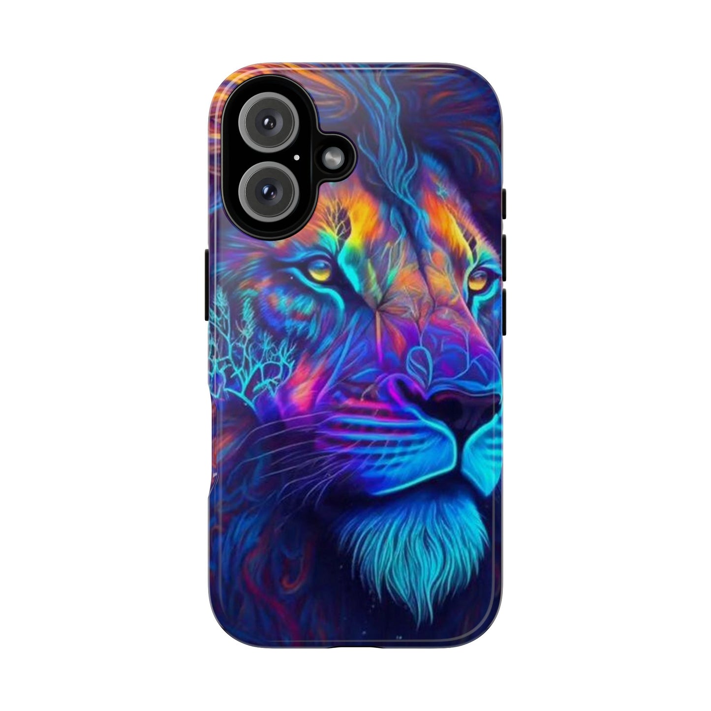 Lion Neon Color | Iphone 16 Pro Max | IPhone Tough Cases