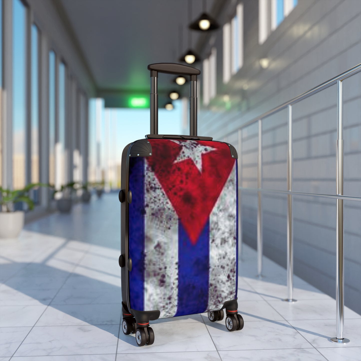 Cuban Flag Suitcase