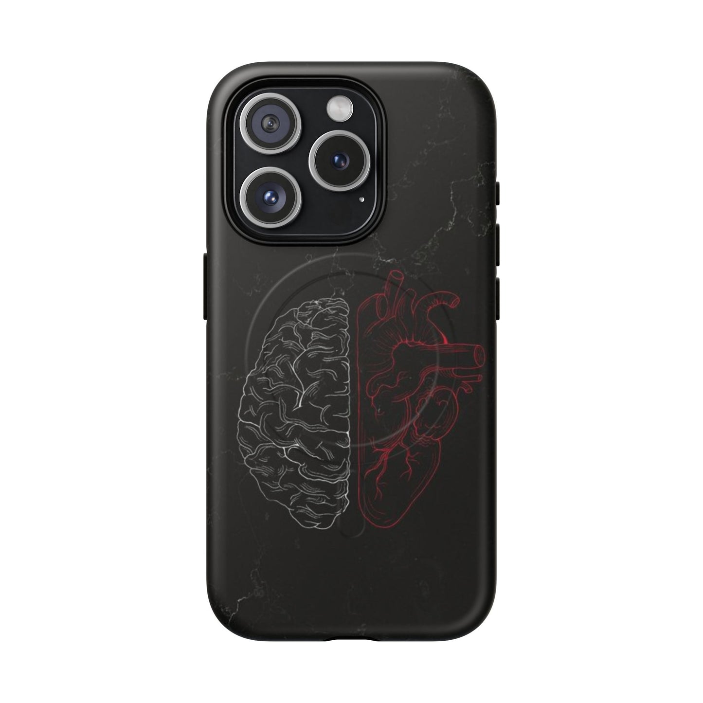 Heart And Brain | Iphone 16 Pro Max | Tough Magnetic MagSafe Case