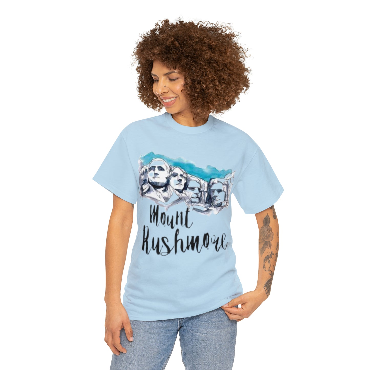 Mount Roshmore | Tourist Shirt |  Unisex Heavy Cotton Tee