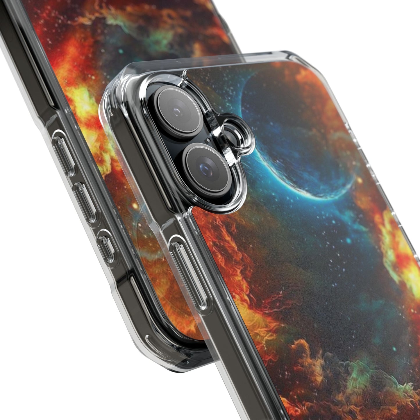 Space Clouds | Iphone 16 Pro Max | Magnetic Clear Impact Cases