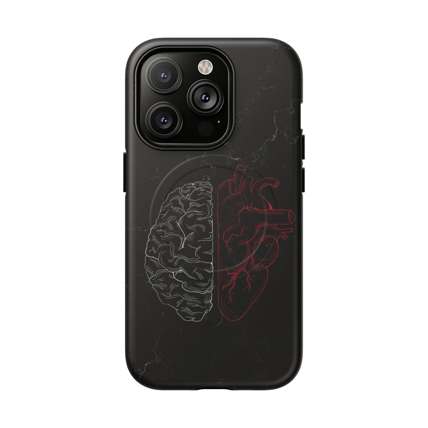 Heart And Brain | Iphone 16 Pro Max | Tough Magnetic MagSafe Case