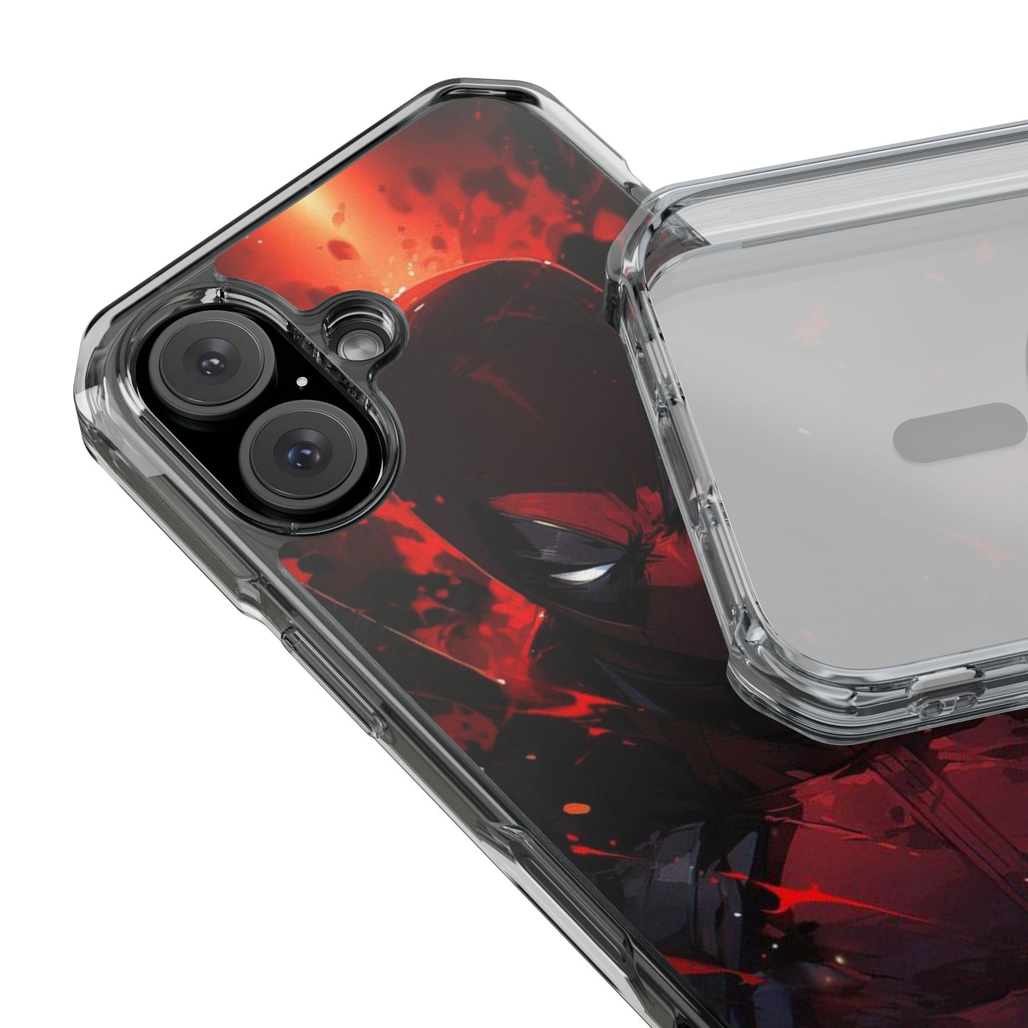 Deadpool | Iphone 16 Pro Max | Magnetic Clear Impact Cases