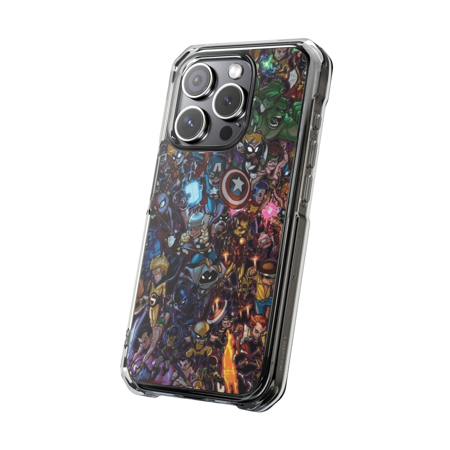 Marvel Heroes | Iphone 16 Pro Max | Magnetic Clear Impact Cases