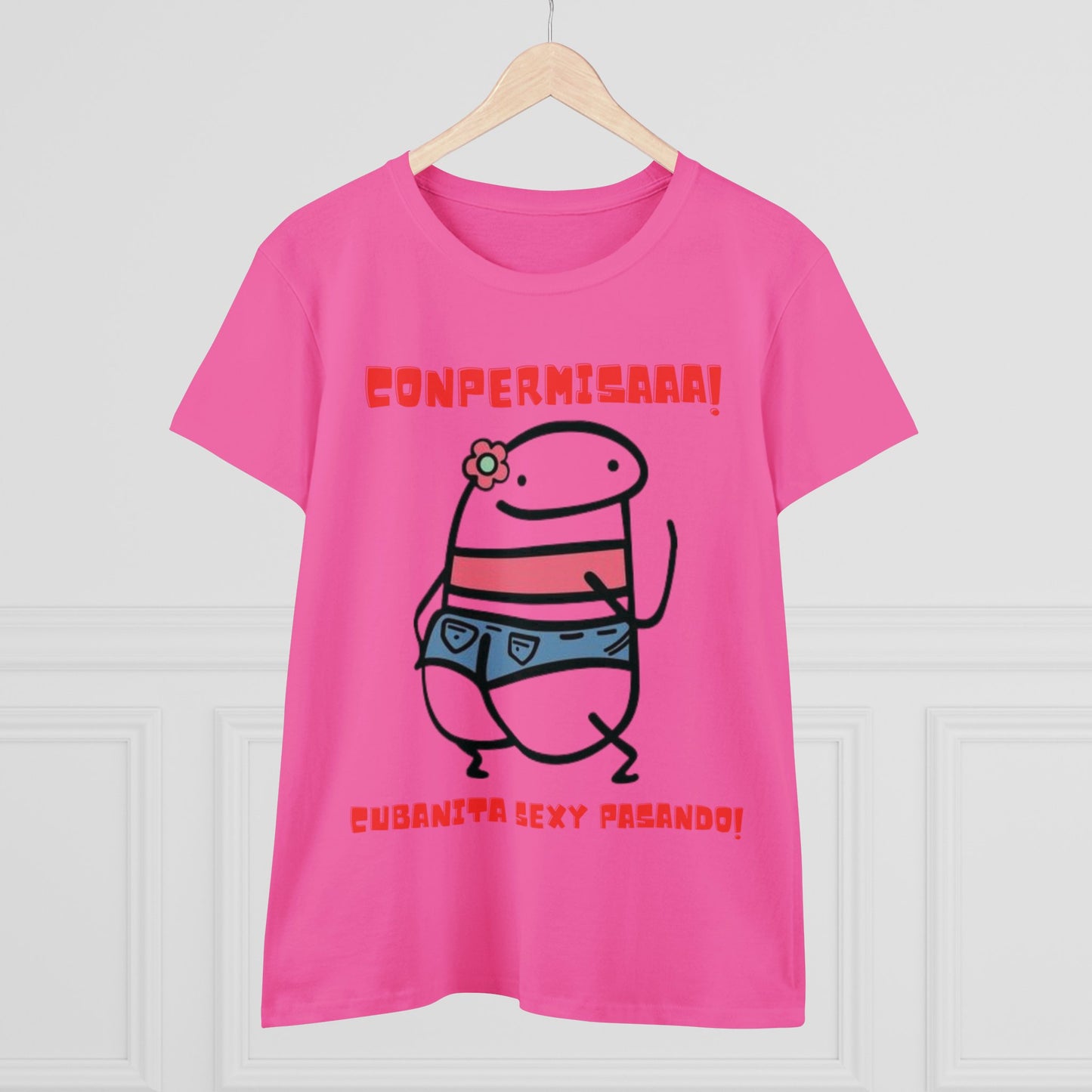 Cubanita Sexy Pasando T-Shirt | Flork | Women's Midweight Cotton Tee