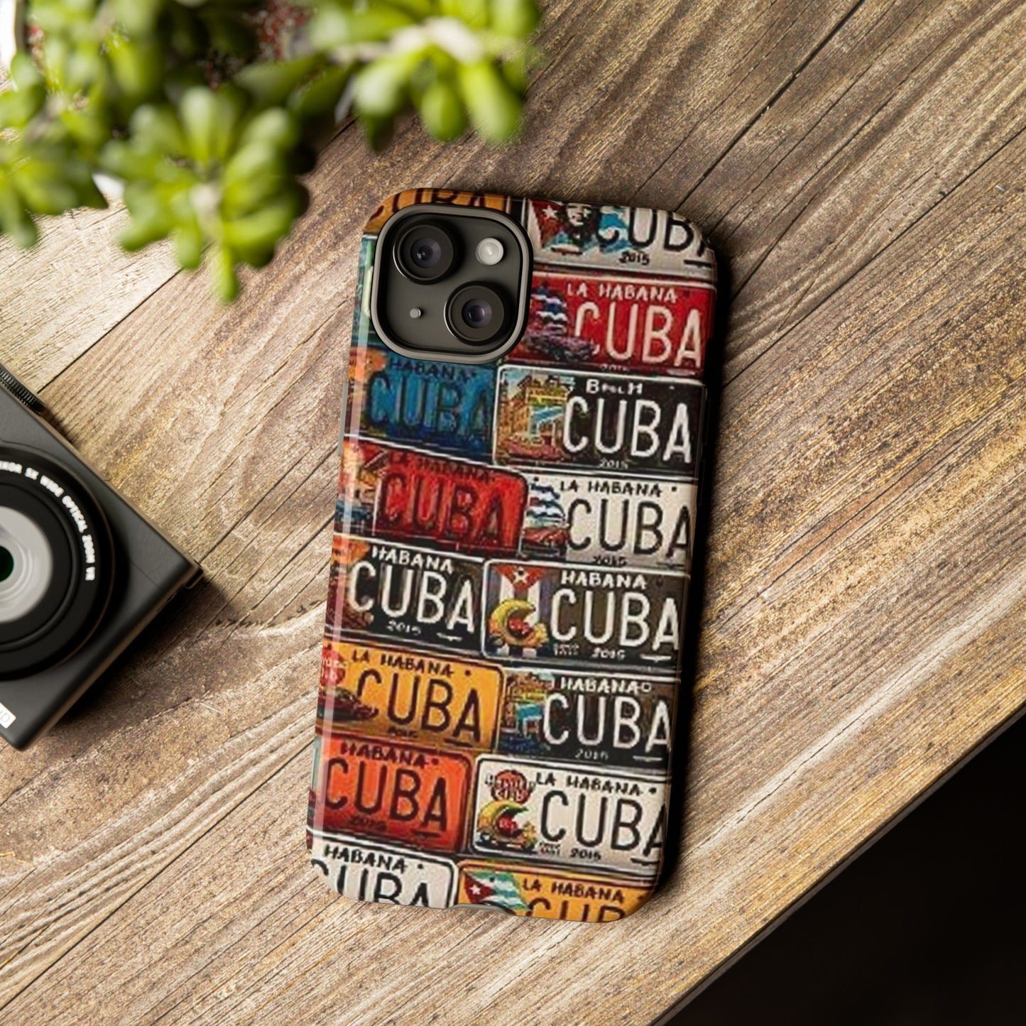 Cuban Old Car Registration Tough Cases| Iphone 16| Samsung Galaxy S 24