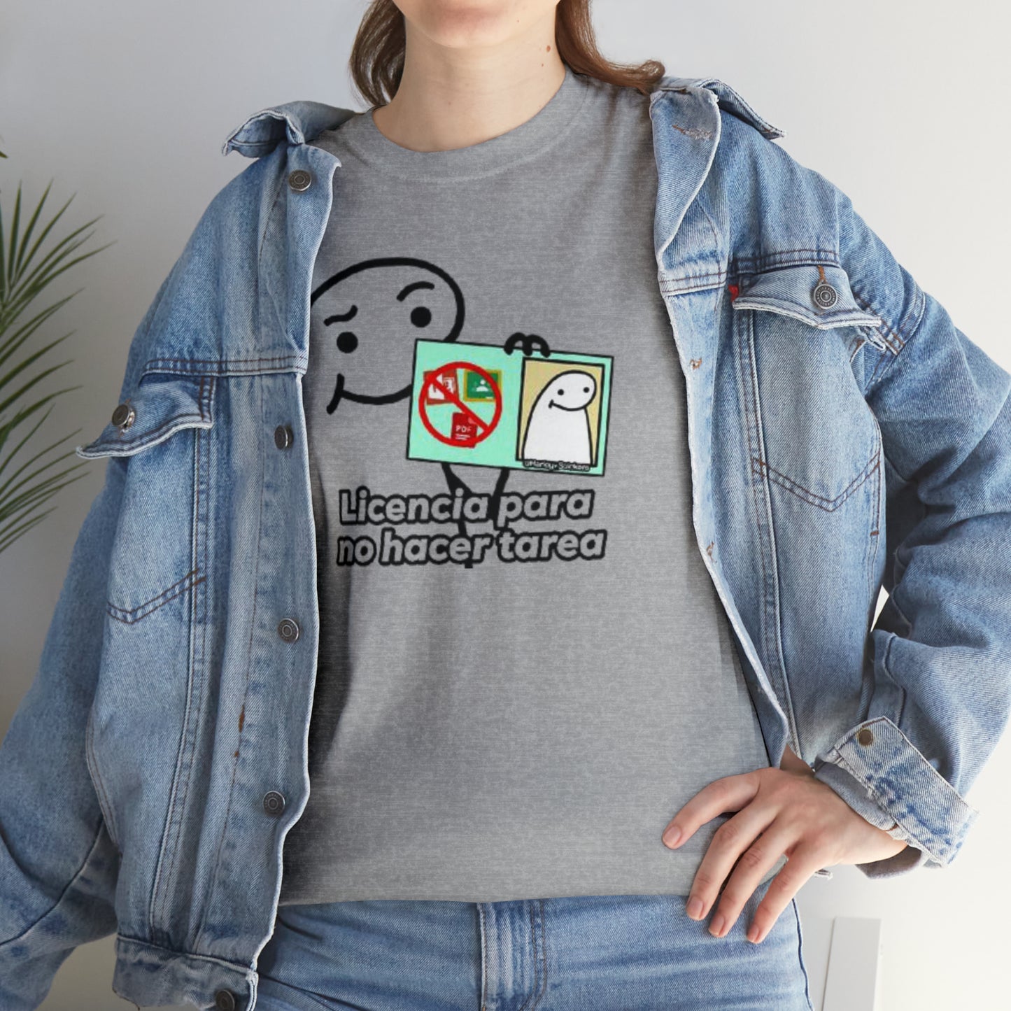 Not Homework Licence | Flork |  Unisex Heavy Cotton Tee