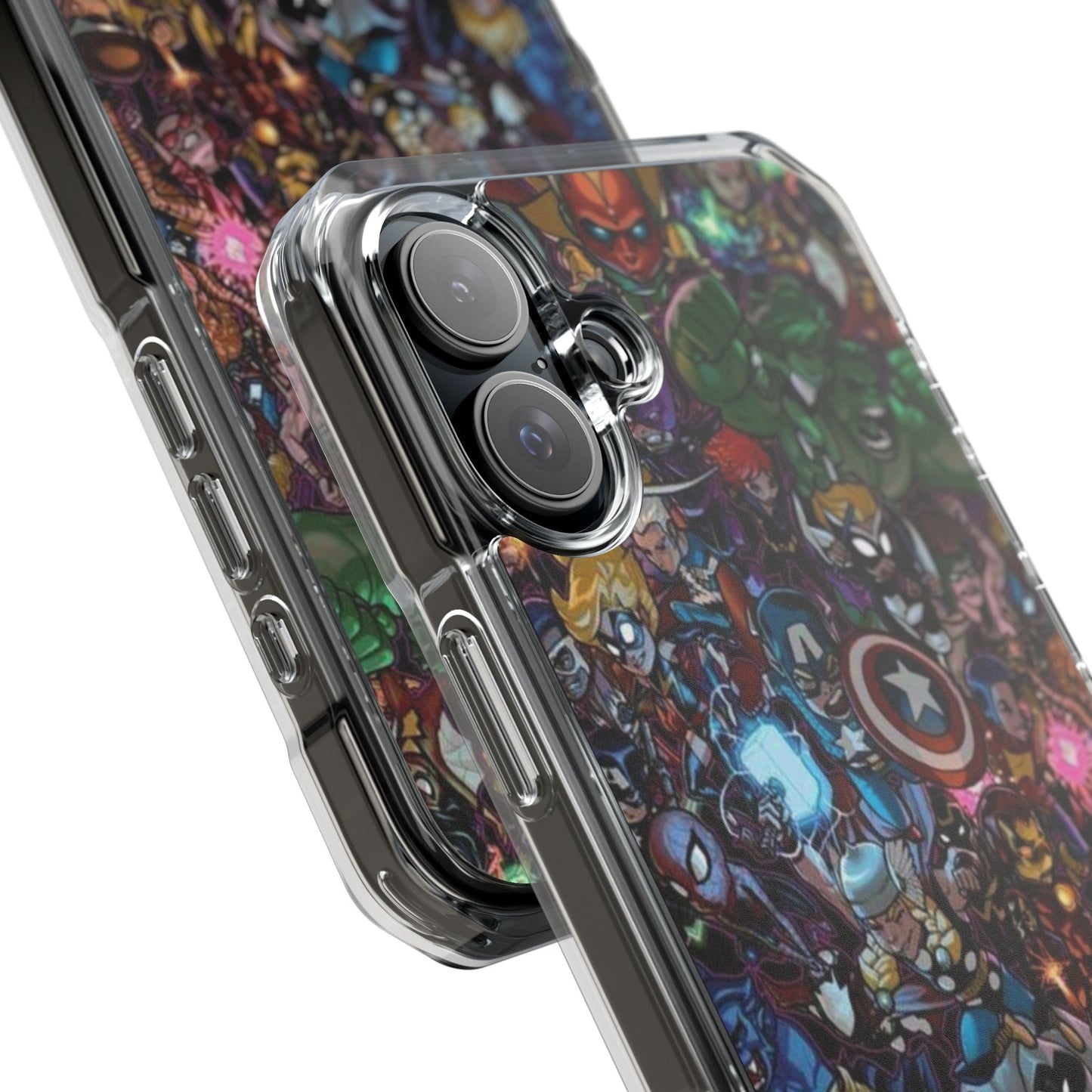 Marvel Heroes | Iphone 16 Pro Max | Magnetic Clear Impact Cases